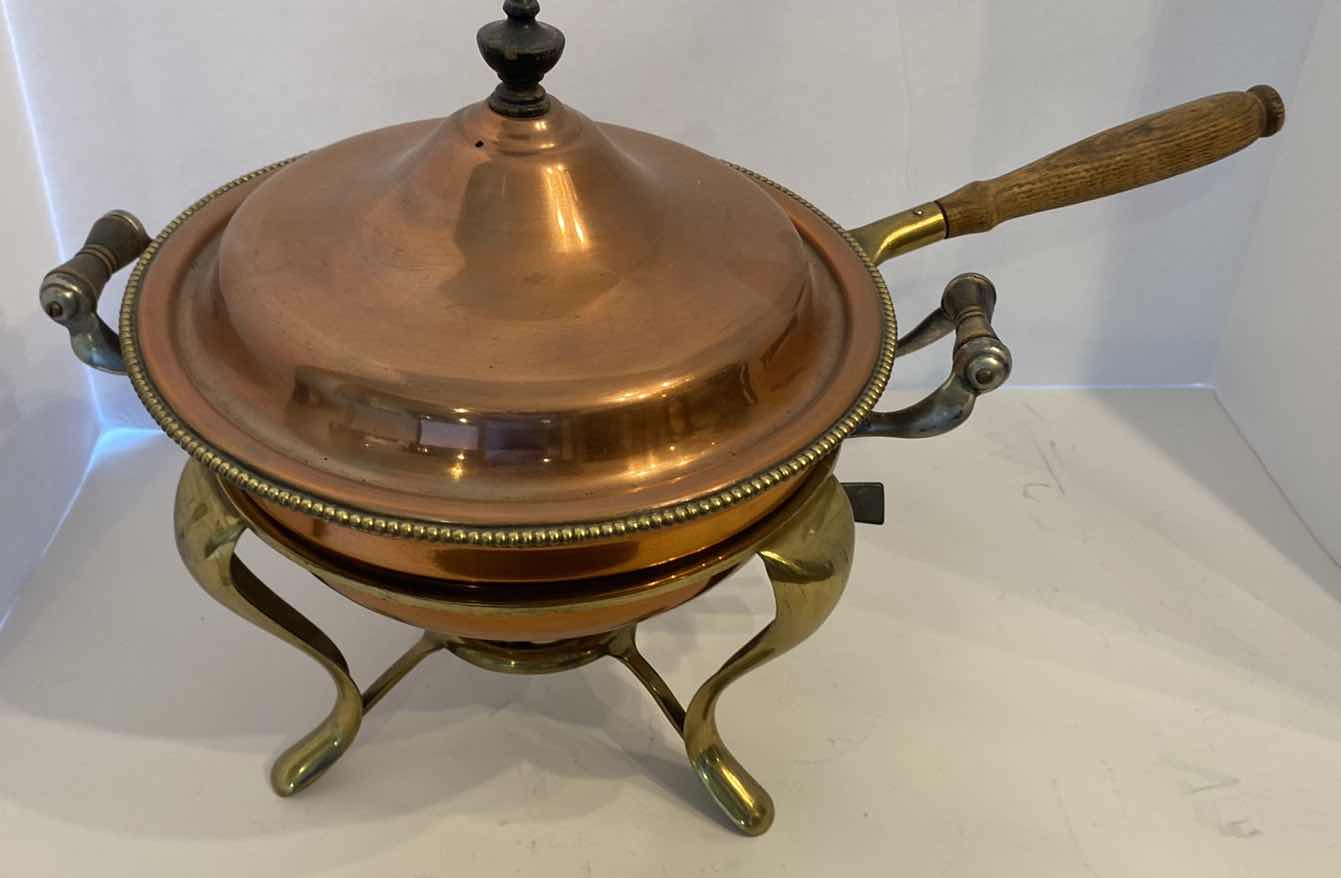 Photo 1 of VINTAGE COPPER CHAFFING DISH