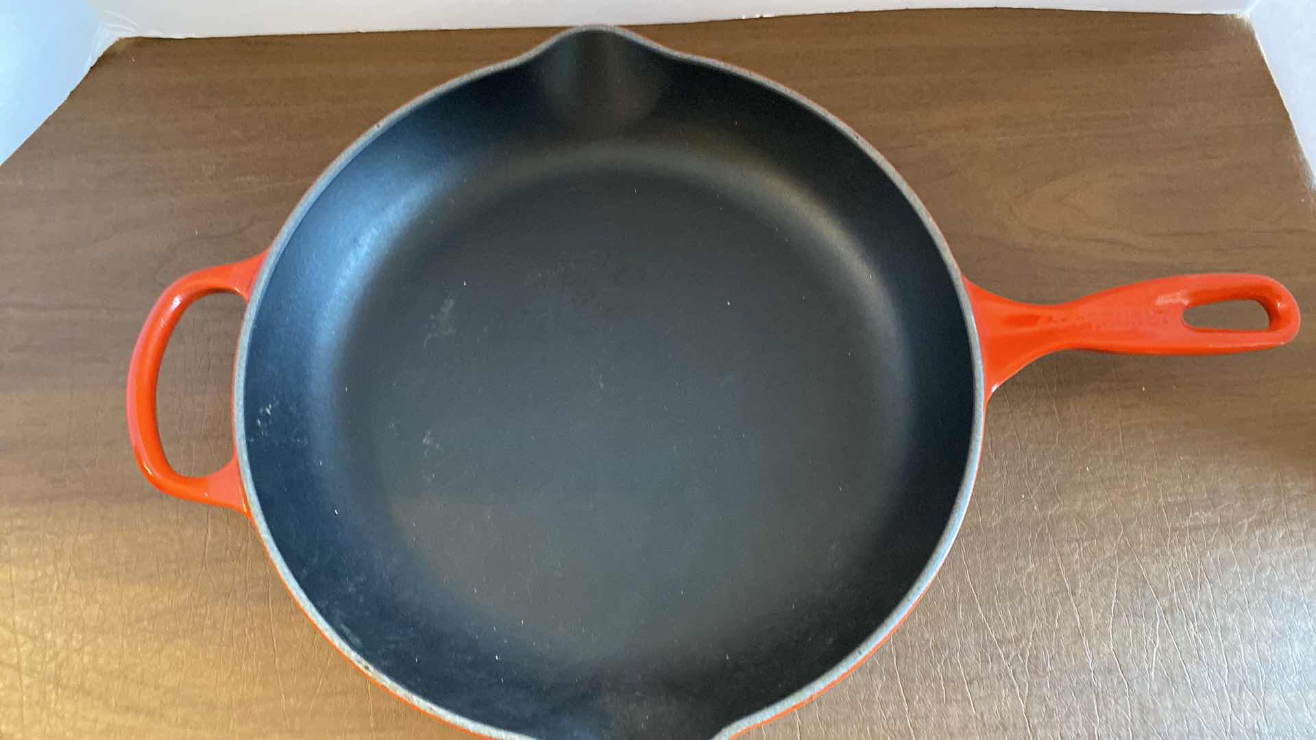 Photo 3 of LE CREUSET CERISE 11 3/4” SKILLET