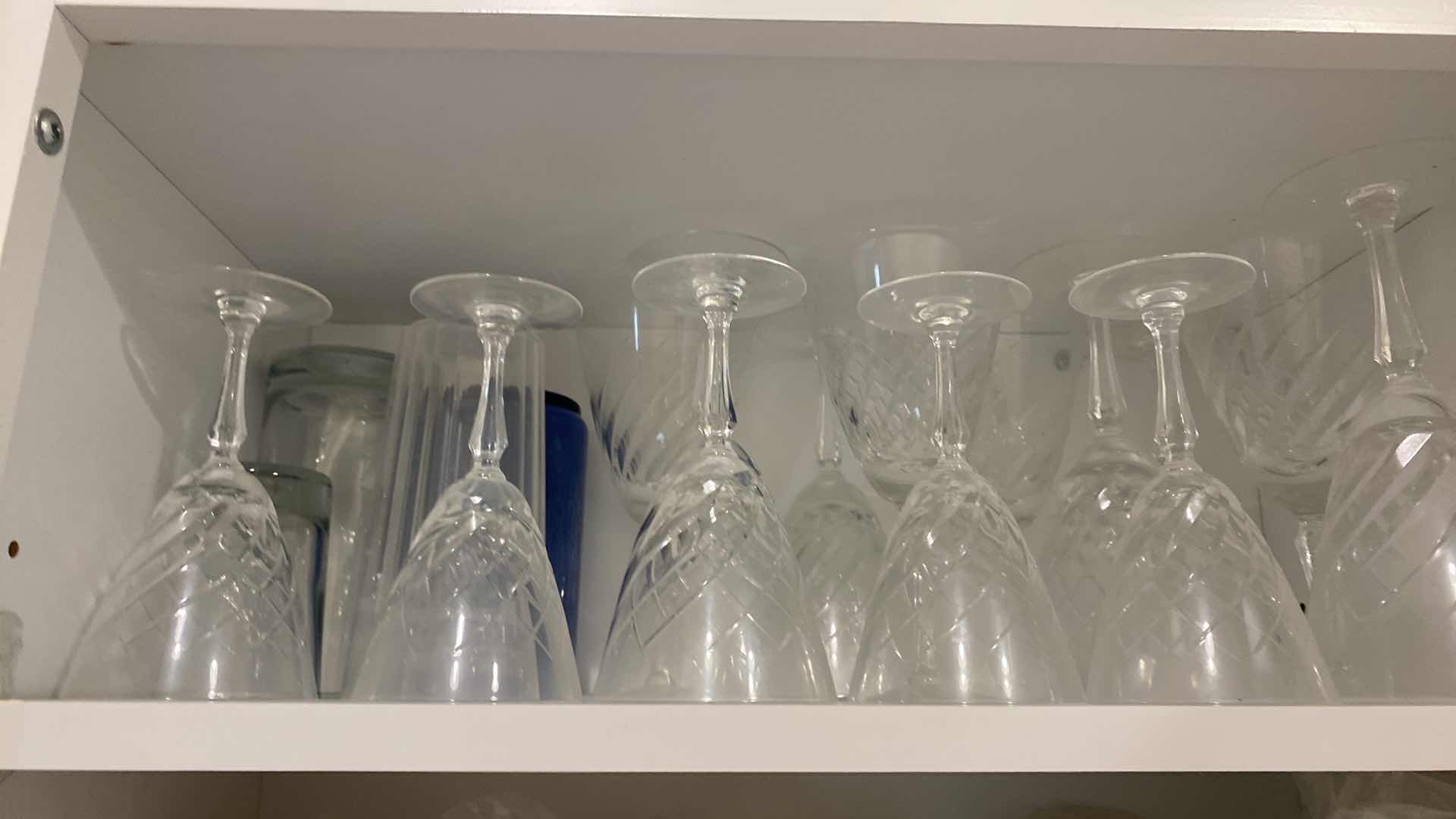 Photo 4 of 3 SHELVES IN BUTLER PANTRY GLASSES AND ICE CREAL BOWLS