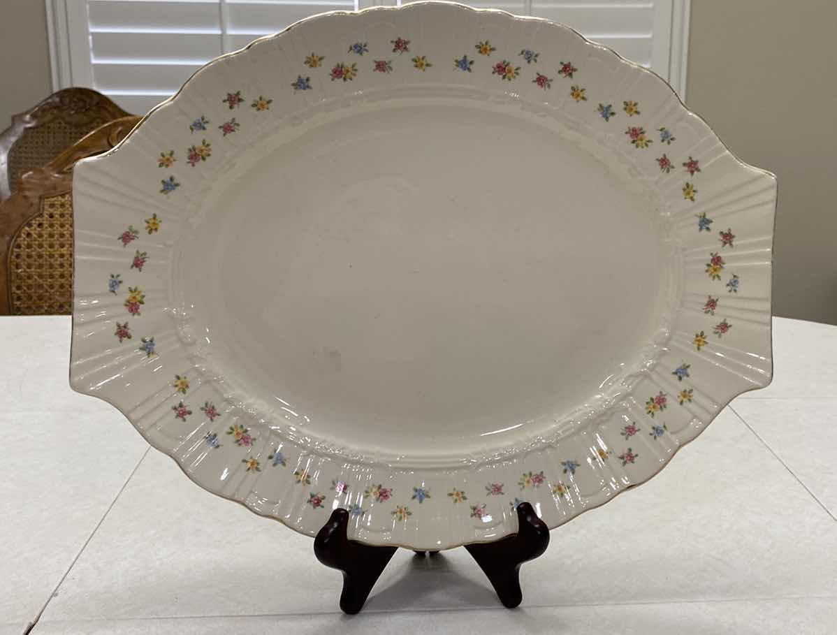 Photo 1 of CORONET FINE PORCELAIN PLATTER 15.5”