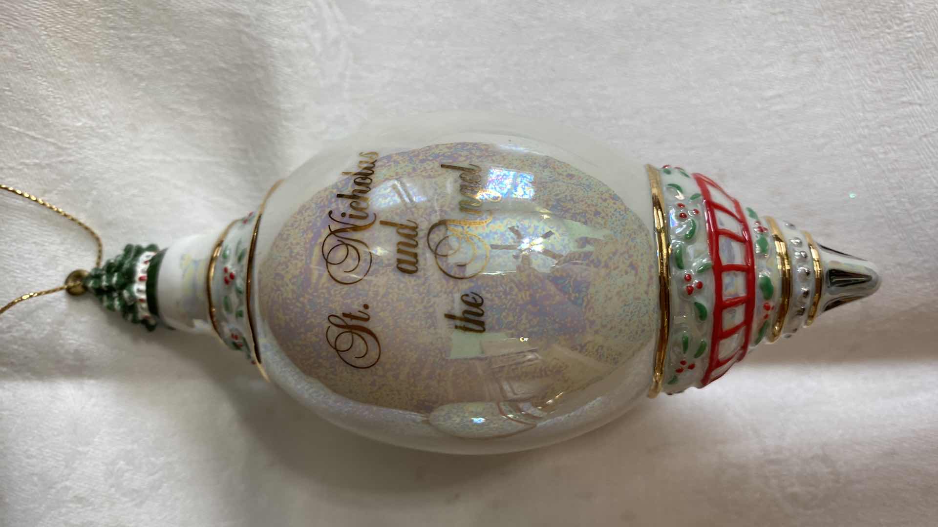 Photo 8 of VINTAGE THREE BRADFORD EXCHANGE COLLECTIBLE ORNAMENTS WITH CERTIFICATE OF AUTHENTICITY