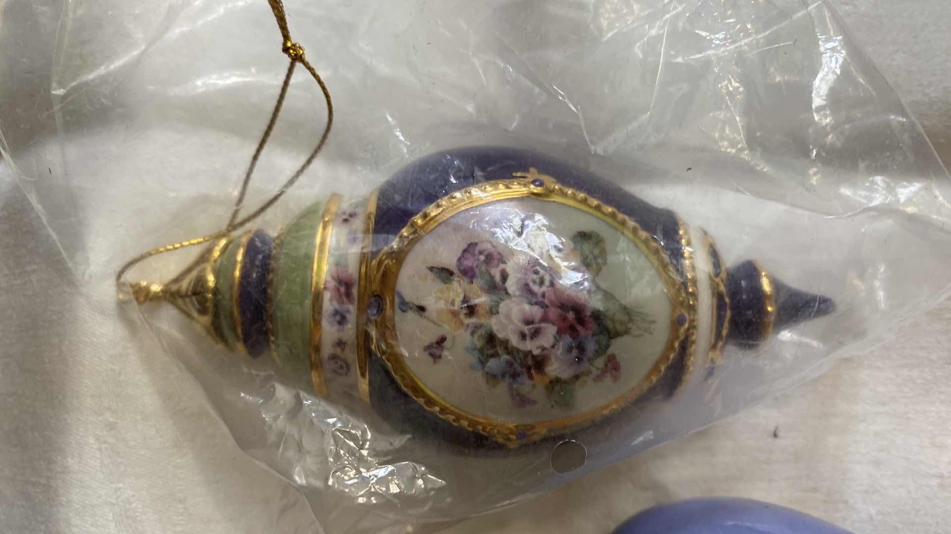 Photo 7 of VINTAGE THREE LENA LIU’s FOREVER FLOWERS PORCELAIN ORNAMENTS COLLECTIBLES BY BRADFORD EXCHANGE WITH CERTIFICATE OF AUTHENTICITY