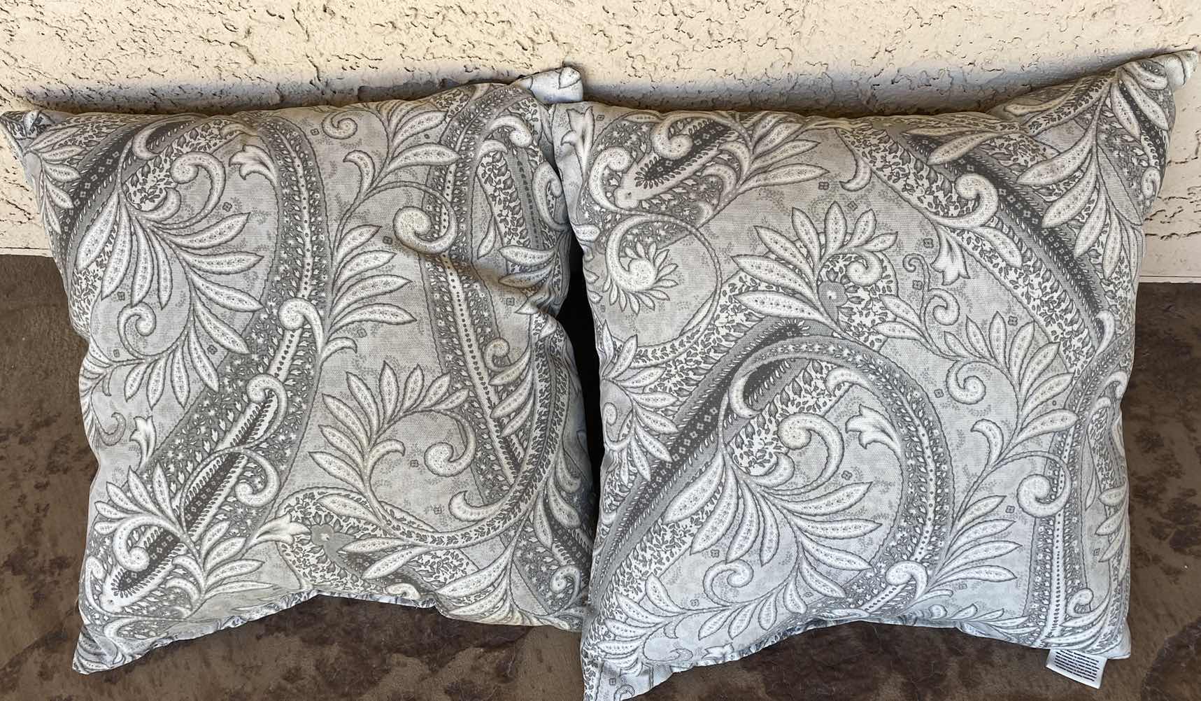 Photo 1 of PAIR OF OUTDOOR PILLOWS 15”