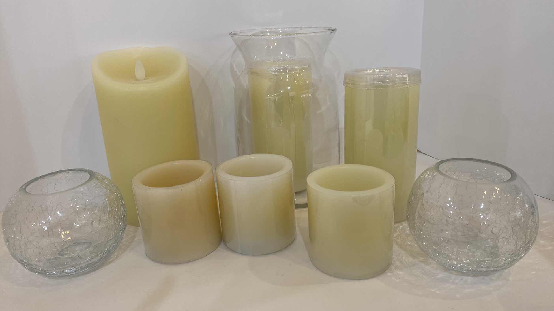 Photo 1 of FLAMELESS CANDLES AND HOLDERS