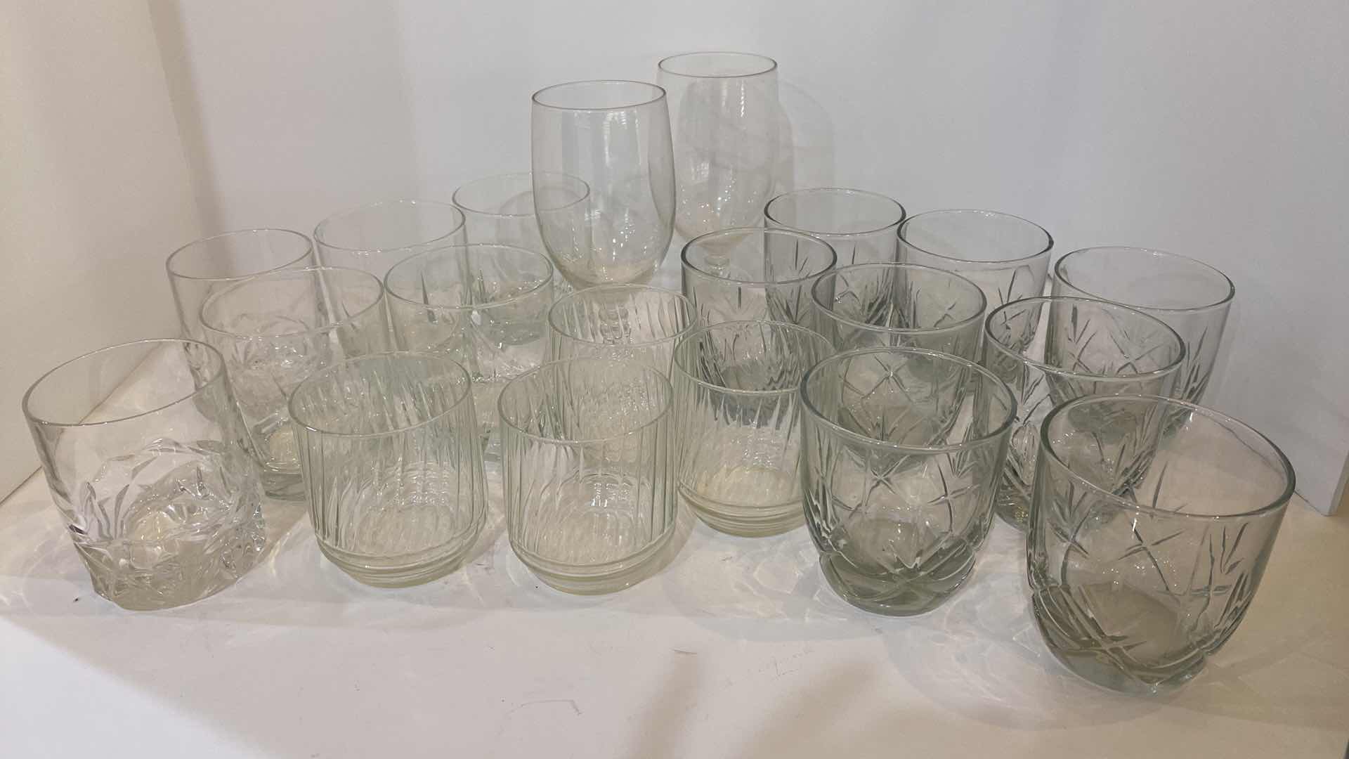 Photo 1 of ASSORTED GLASSWARE