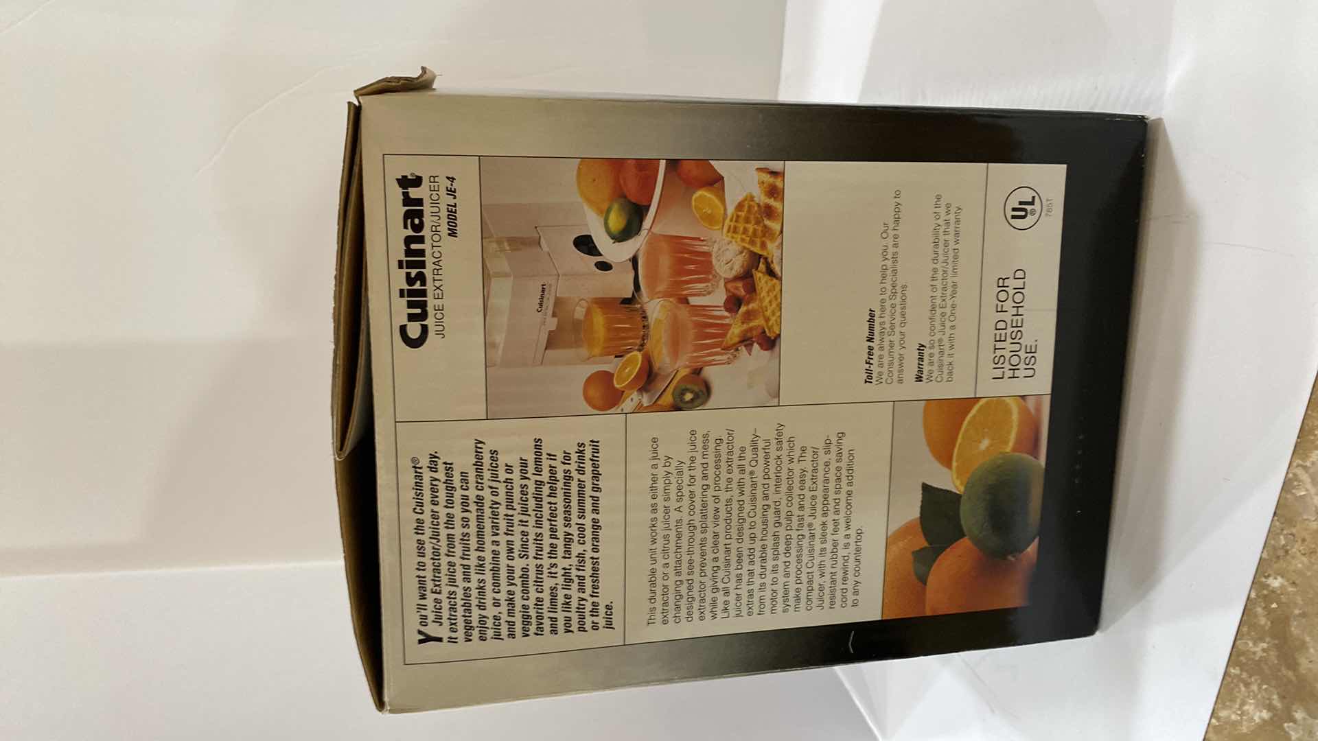 Photo 3 of CUISINART JUICE EXTRACTOR NEW IN BOX