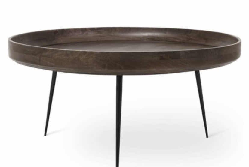 Photo 2 of LUXE DECOR Mater Bowl 29" Round Wood Sirka Grey Coffee Table