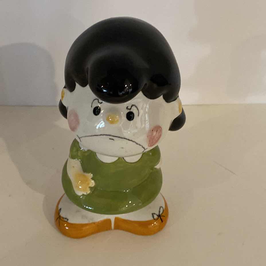 Photo 1 of LUCY CERAMIC COIN BANK 7”