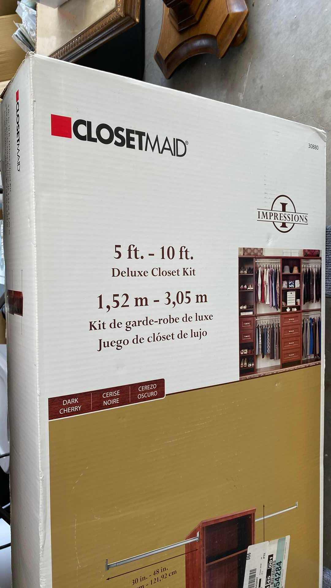 Photo 2 of CLOSETMAID DELUXE CLOSET KIT