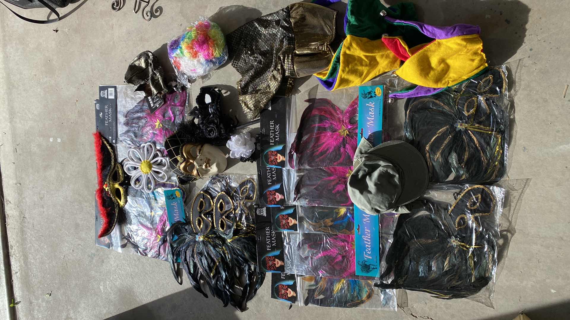 Photo 1 of MASKS AND HATS ASSORTMENT