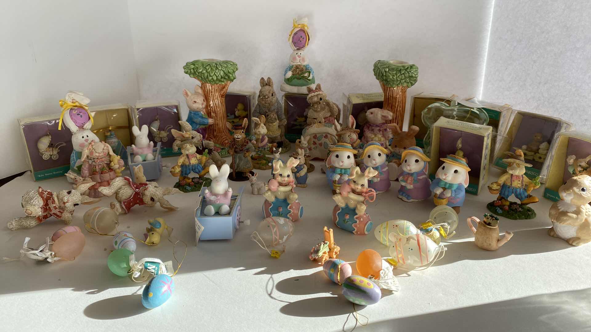 Photo 1 of EASTER CANDLESTICKS BUNNYS AND DECOR