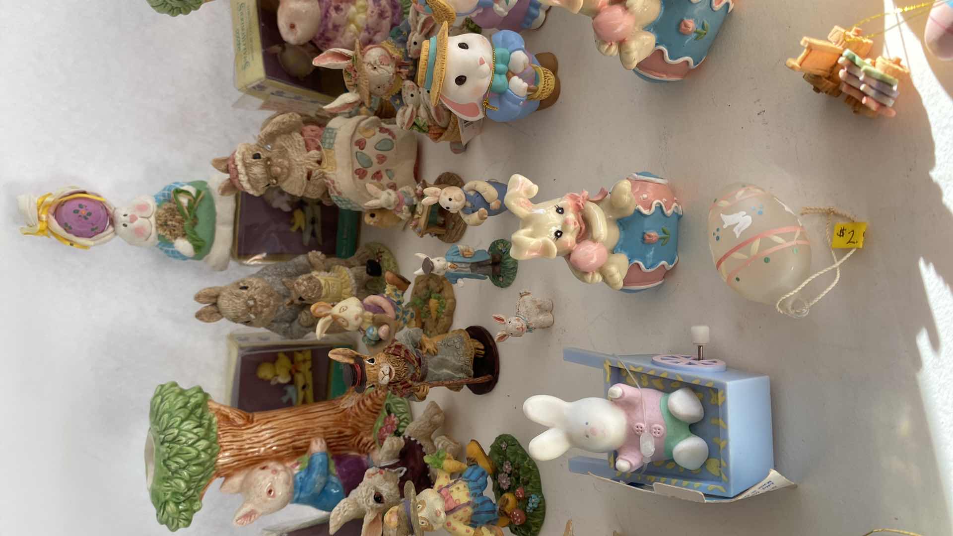 Photo 5 of EASTER CANDLESTICKS BUNNYS AND DECOR