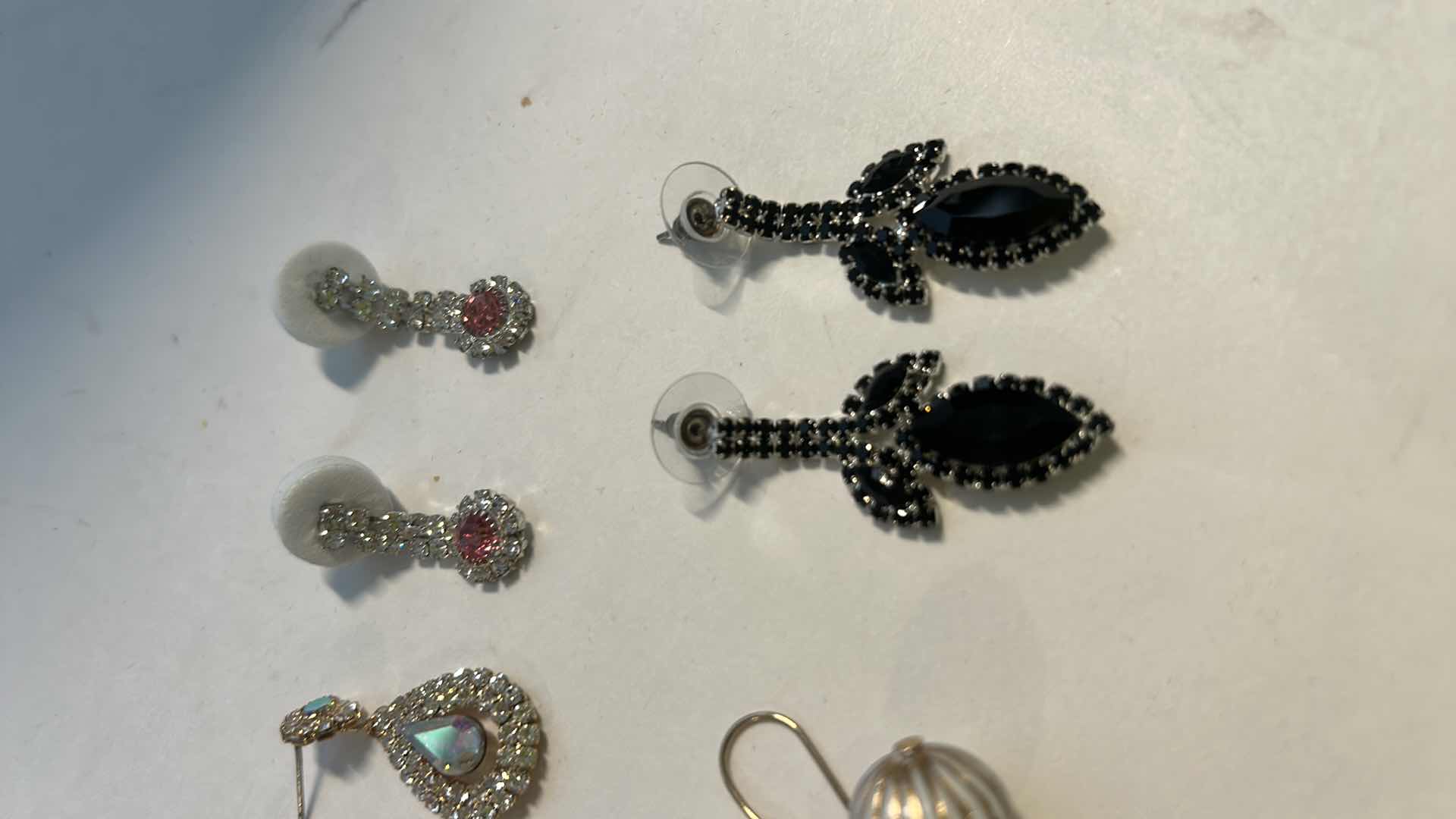 Photo 4 of COSTUME JEWELRY- 6 PAIRS EARRINGS