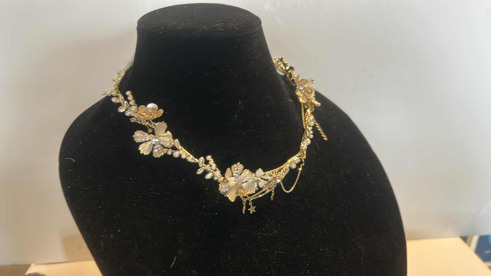 Photo 3 of COSTUME JEWELRY- NECKLACE/HAIR CROWN/ BELT