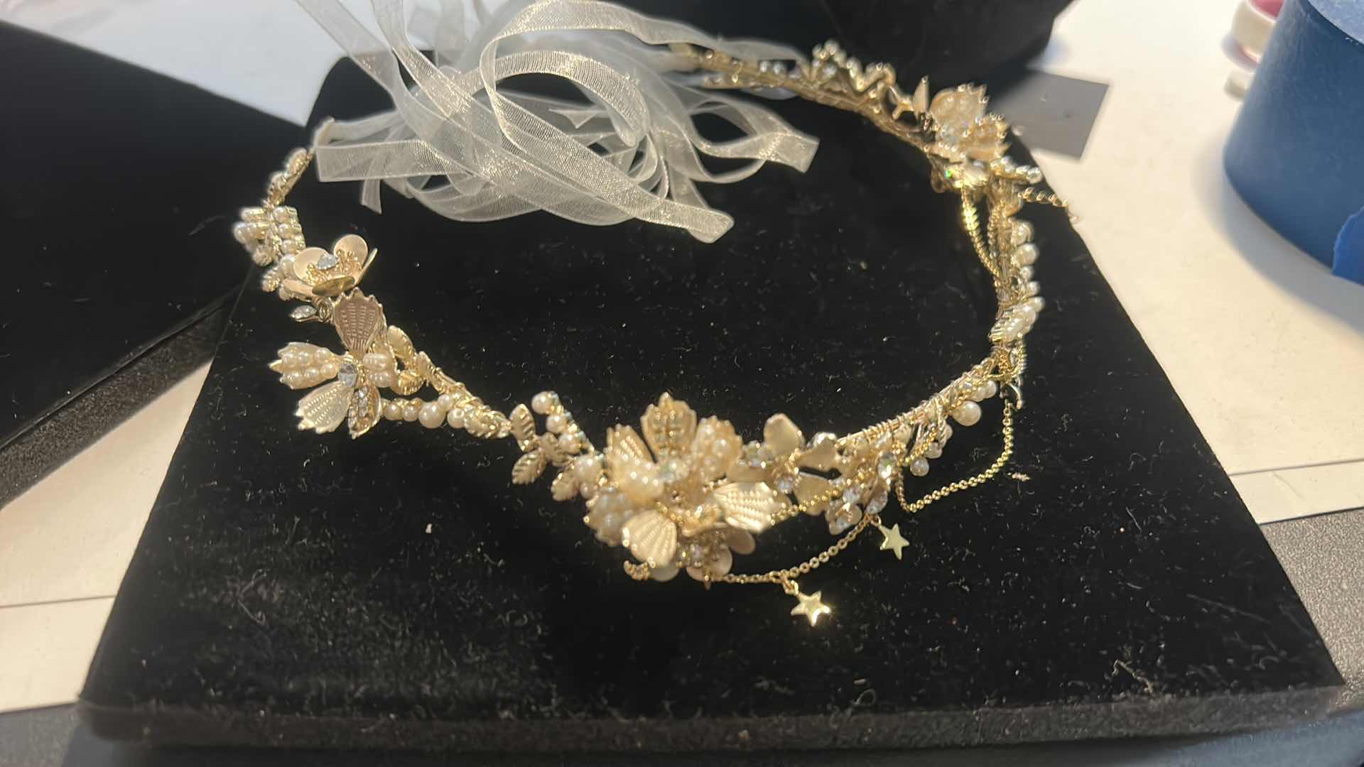 Photo 4 of COSTUME JEWELRY- NECKLACE/HAIR CROWN/ BELT