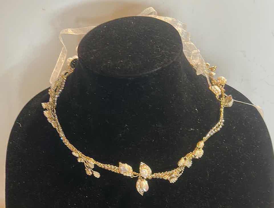 Photo 1 of COSTUME JEWELRY- NECKLACE/HAIR CROWN/ BELT