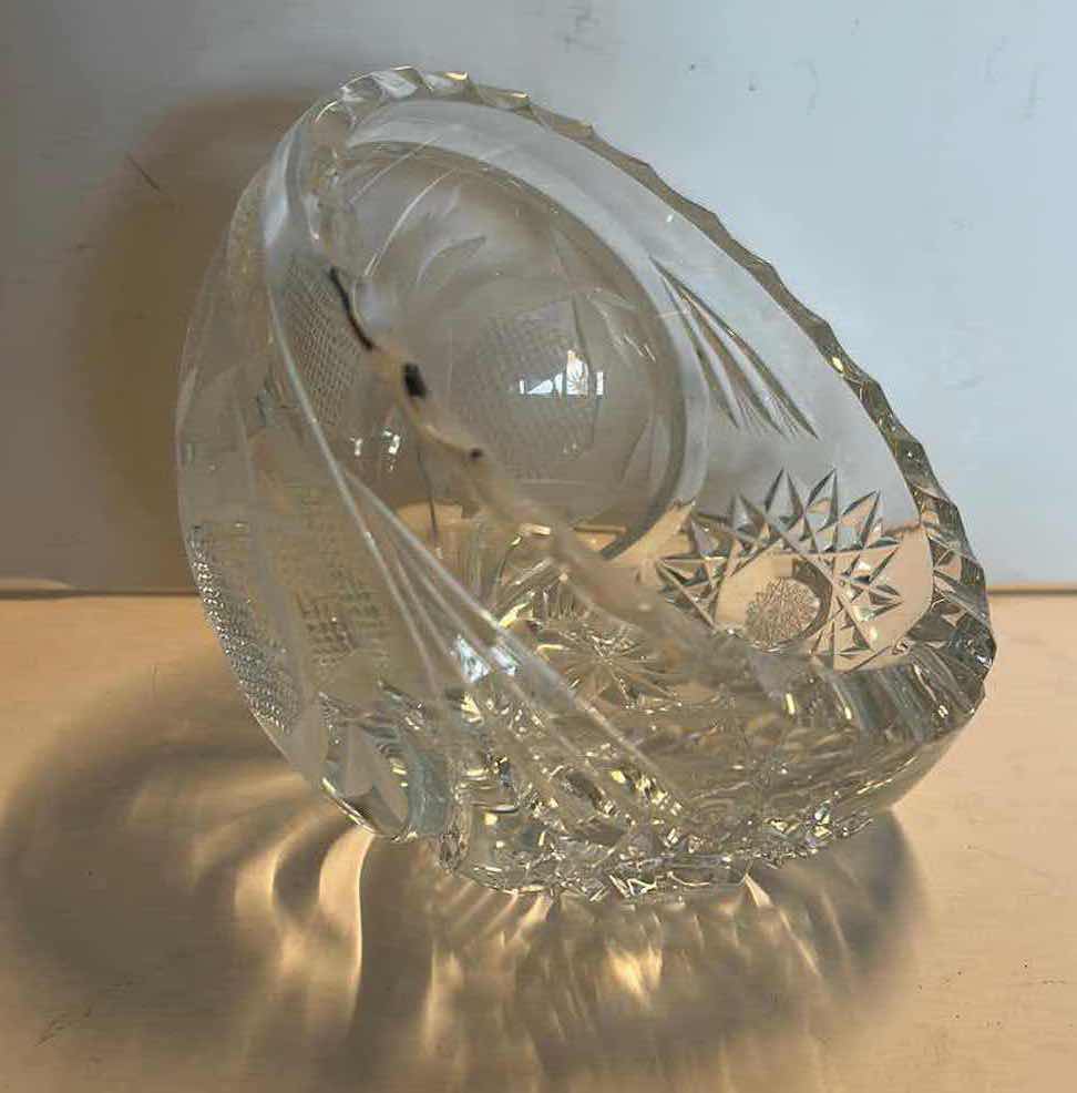 Photo 1 of CUT CRYSTAL BOWL 5” x 4 1/2”