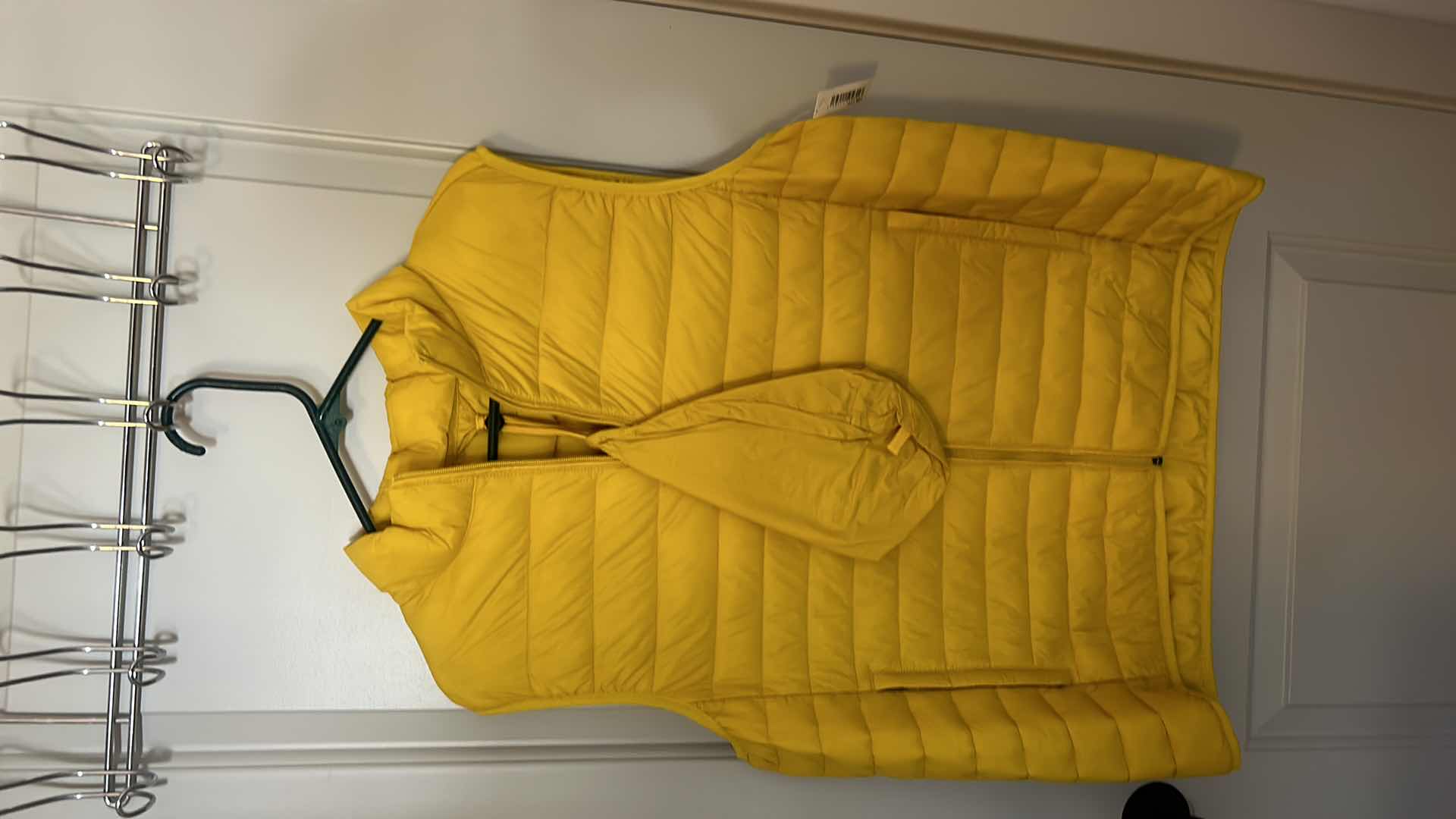 Photo 5 of MENSWEAR/WOMENSWEAR NWT YELLOW PUFFER VEST SIZE L