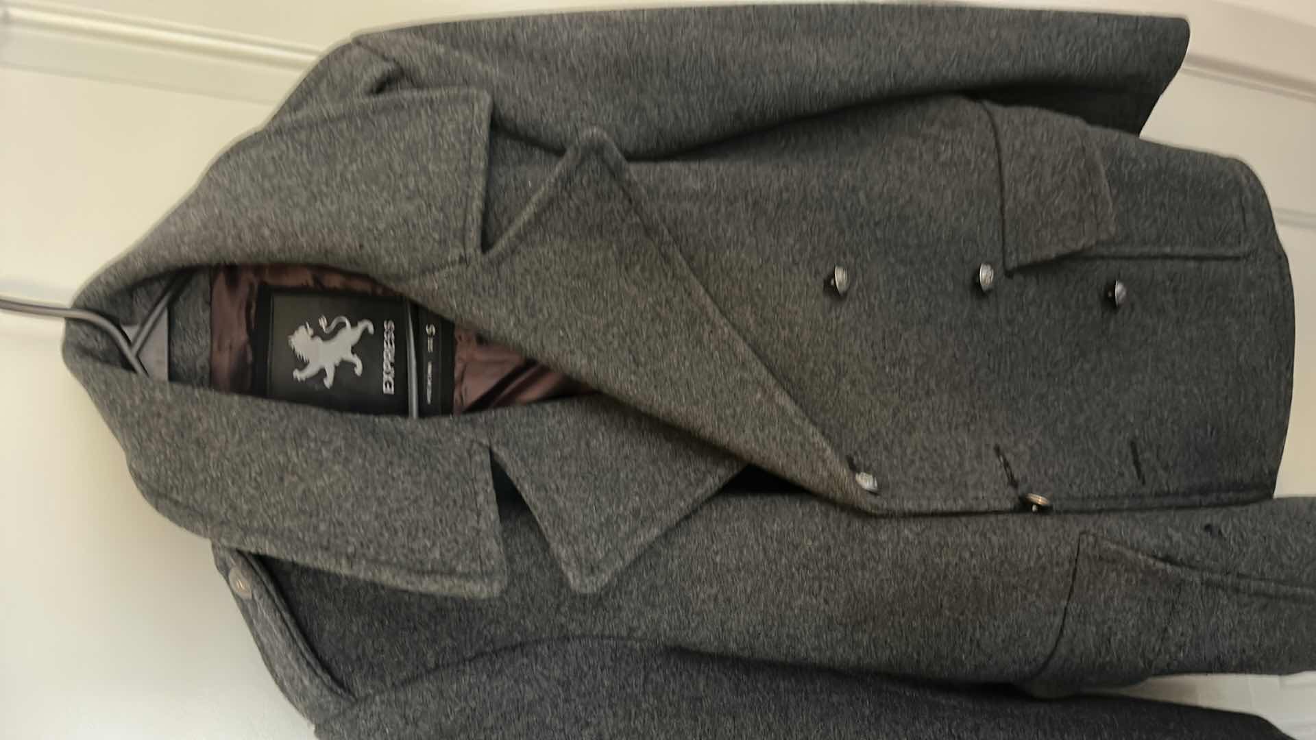 Photo 3 of MENSWEAR- EXPRESS WOOL BLEND JACKET SIZE SMALL