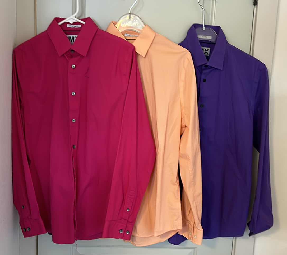 Photo 1 of MENSWEAR- 3 COLLARED SHIRTS SIZE MED