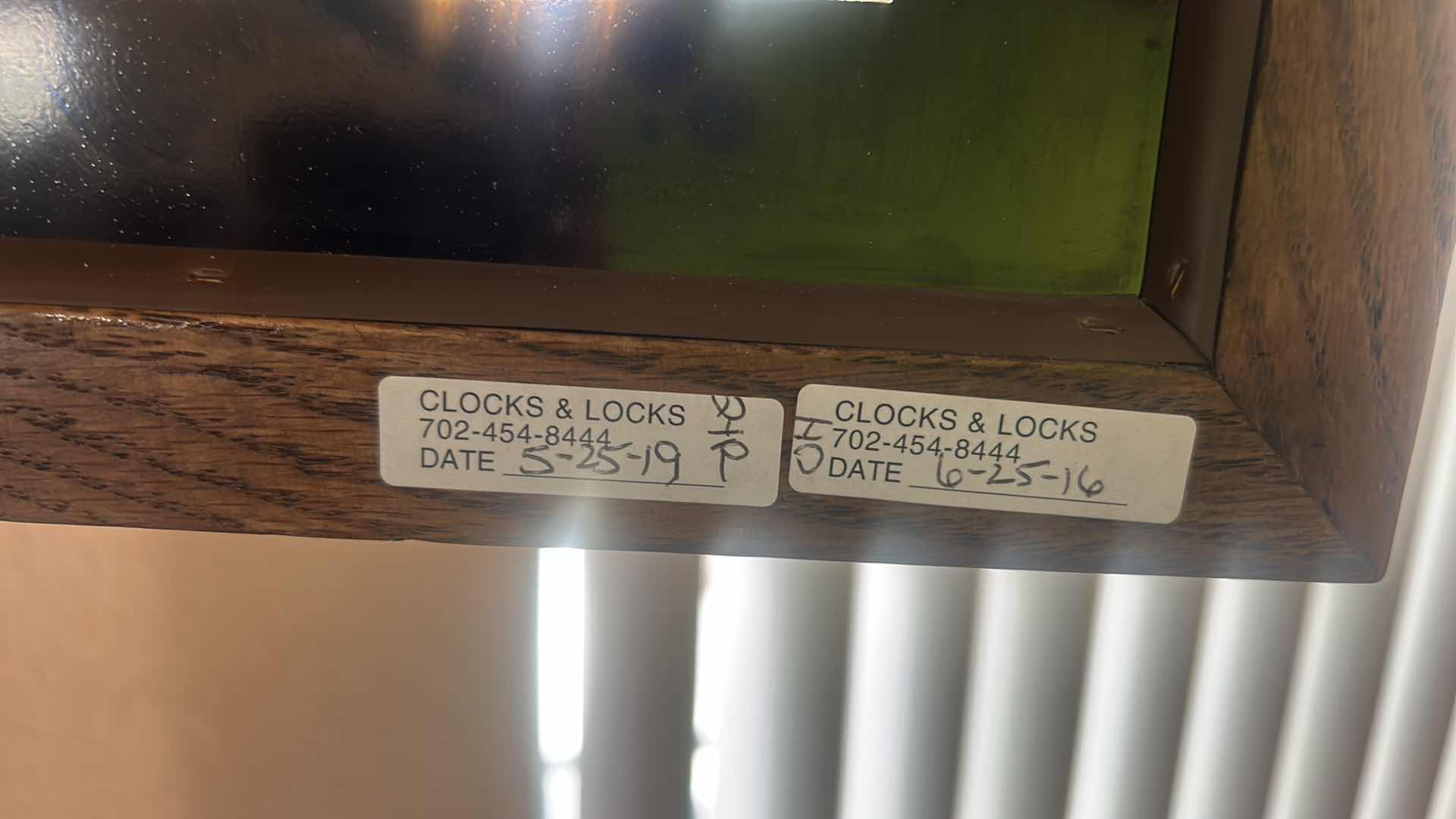 Photo 1 of HOWARD REGULATOR PENDULUM WALL CLOCK 
14“ x 6“ x 34“