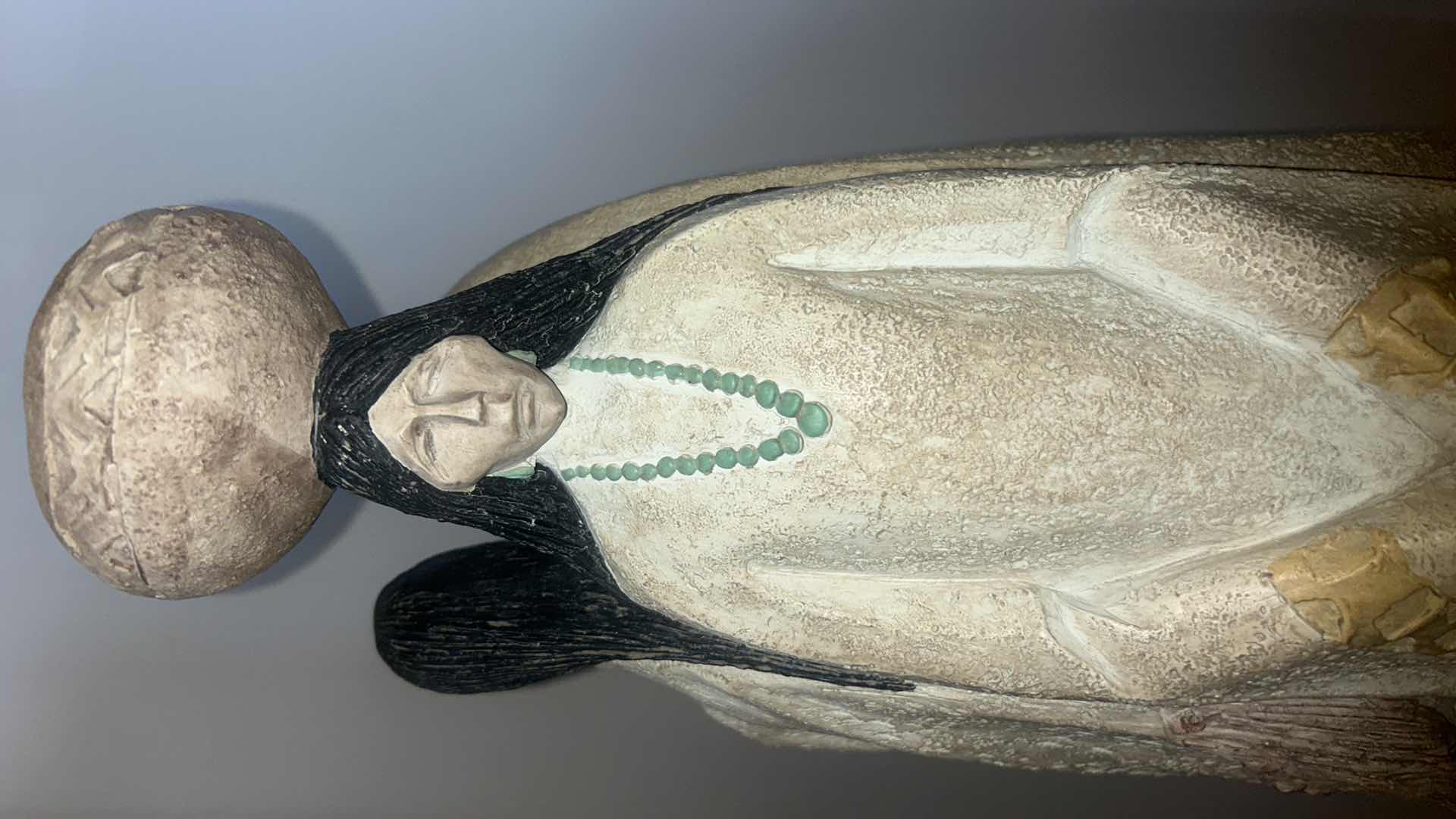 Photo 1 of  HANDRCAFTED CERAMIC STATUES 11” x 24”