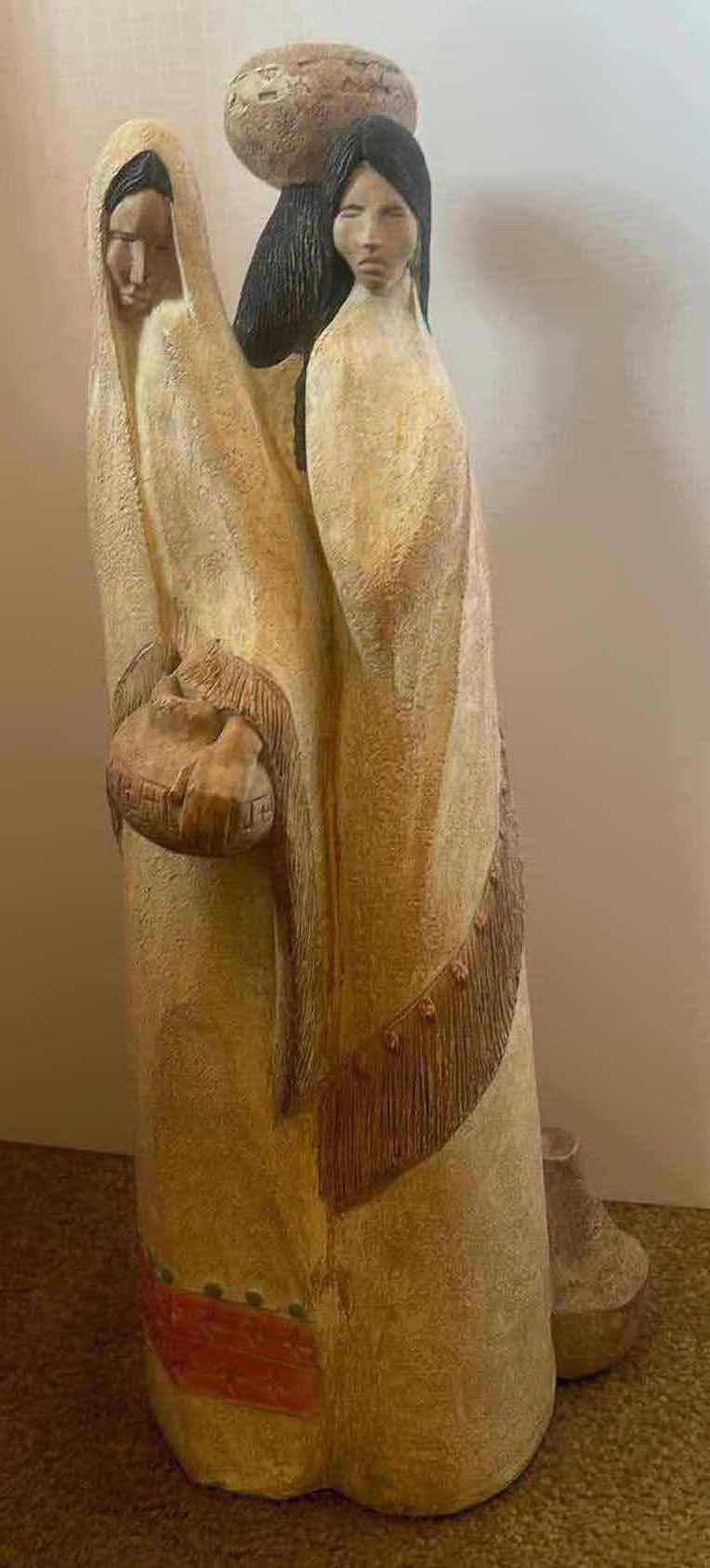 Photo 1 of  HANDRCAFTED CERAMIC STATUES 11” x 24”