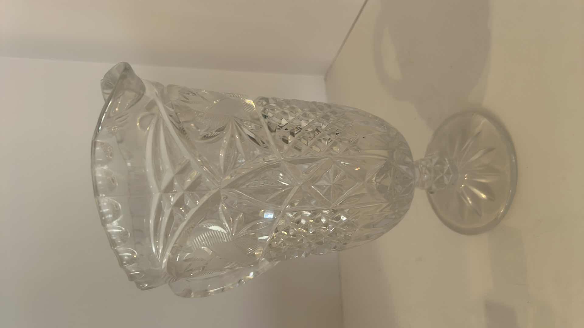 Photo 1 of CRYSTAL PITCHER AND ICE BUCKET