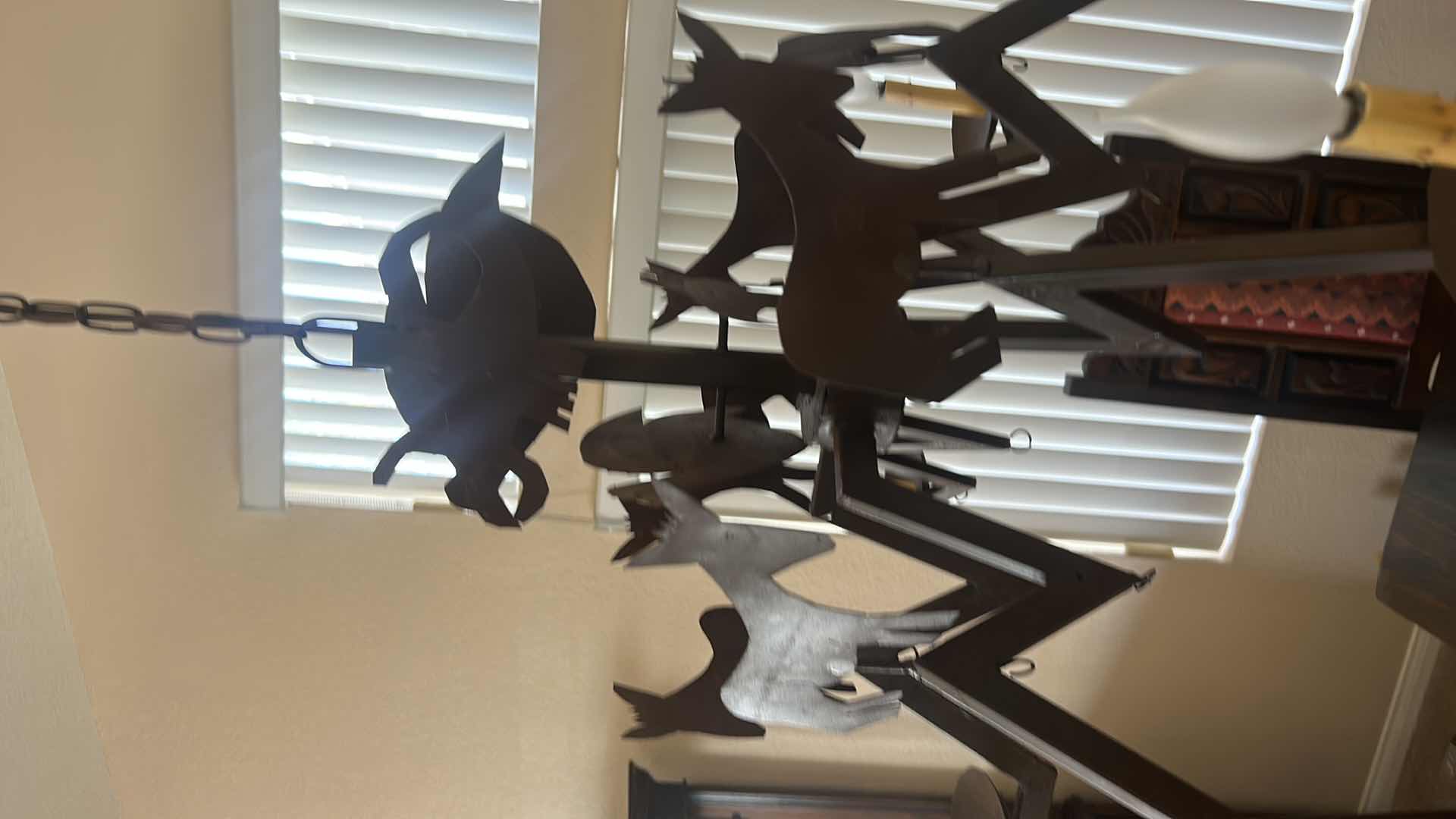 Photo 1 of CUSTOM HANDCRAFTED METAL CHANDELIER 22” x 36”