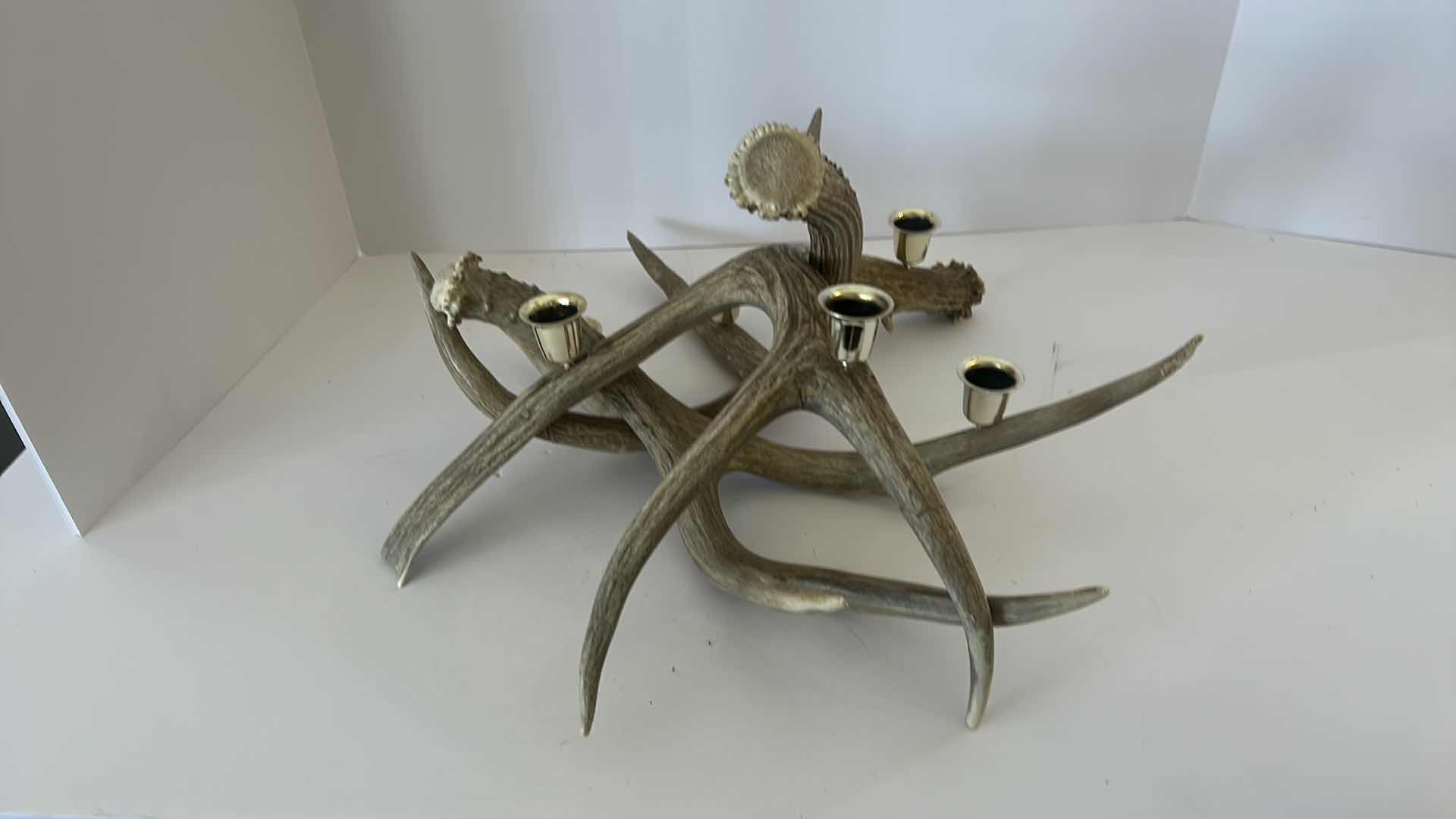 Photo 3 of ANTLER CANDLE HOLDER 17” x 8 1/2”