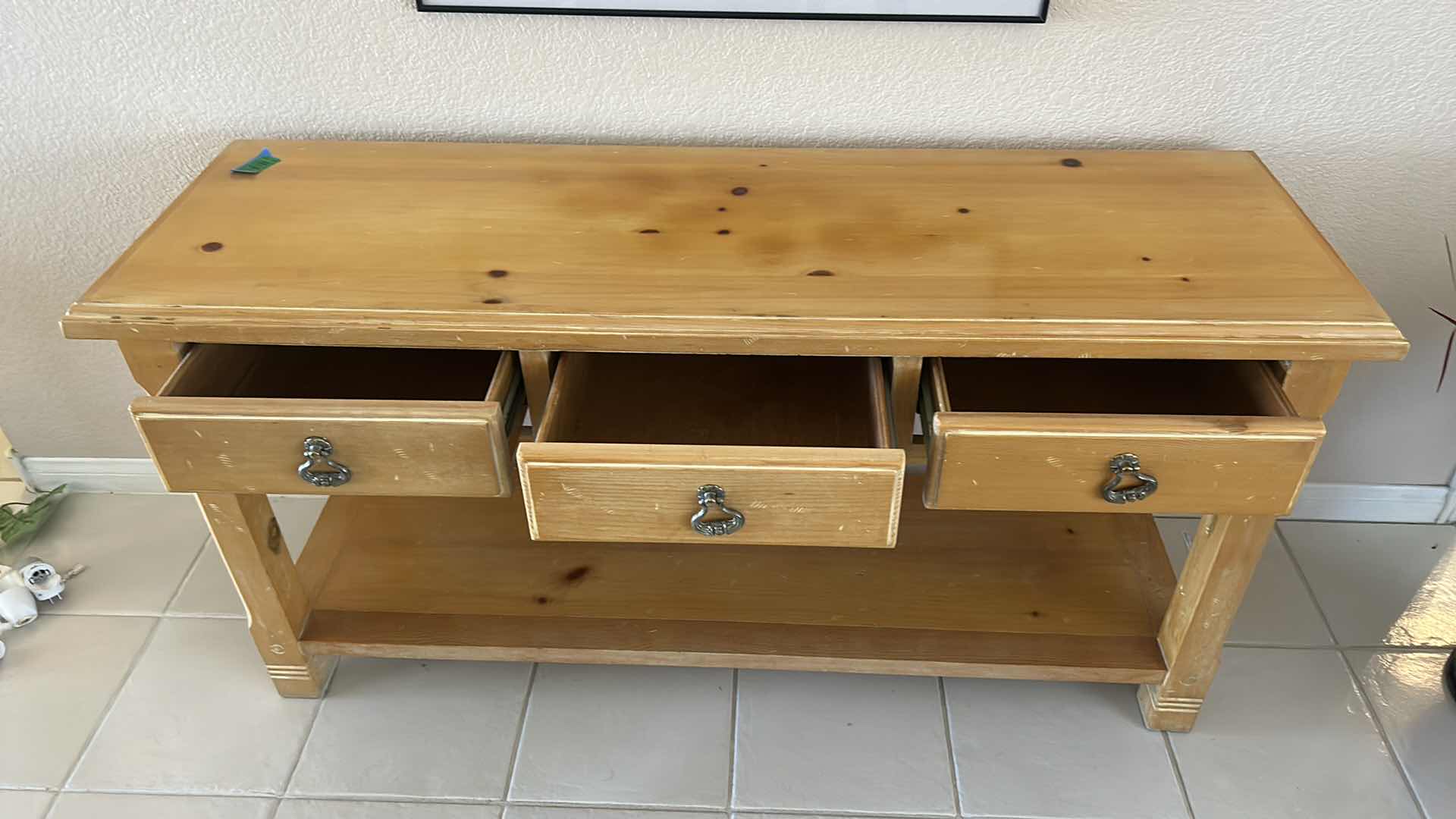 Photo 1 of KNOTTY PINE SIDEBOARD 58 1/2” x 17 1/2” x 29”