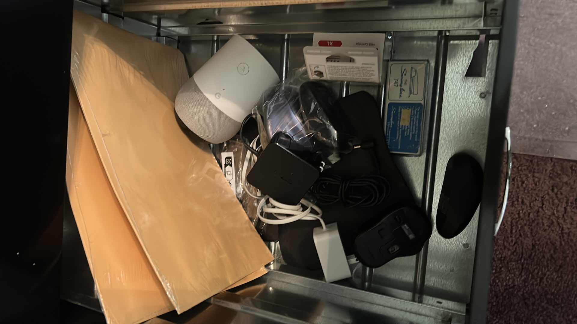 Photo 1 of 3 DRAWER METAL FILE CABINET PLUS CONTENTS H26.25”