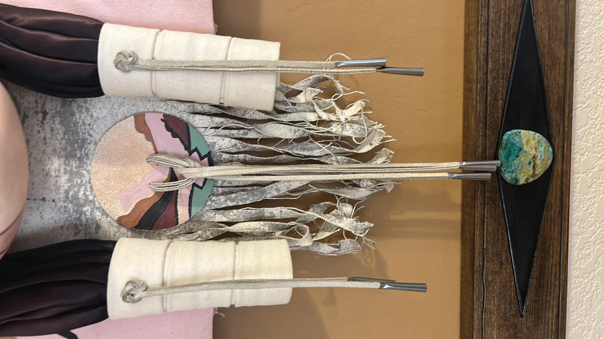 Photo 1 of LIFE SIZE NATIVE AMERICAN HEAD SCULPTURE IN 3D FRAMED ARTWORK 27” x 26 1/2” x 6.5”