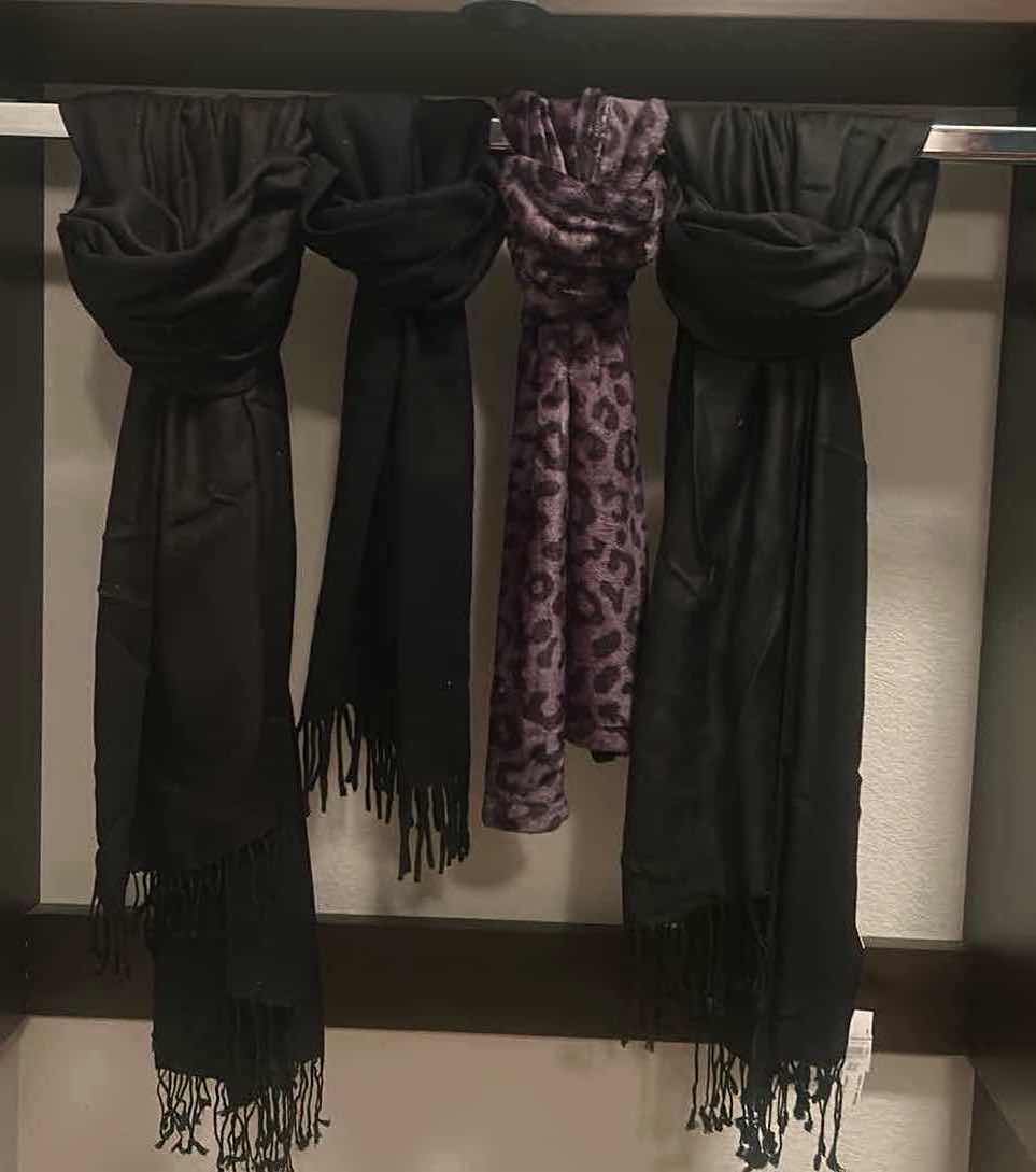 Photo 7 of 4 WOMENS SCARVES ( 1 NEW WITH TAGS)