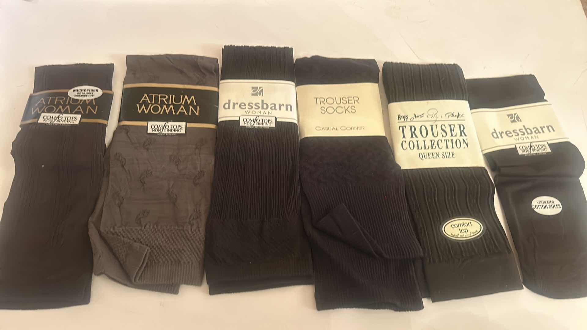 Photo 1 of 6 NEW PAIRS WOMENS TROUSER SOCKS