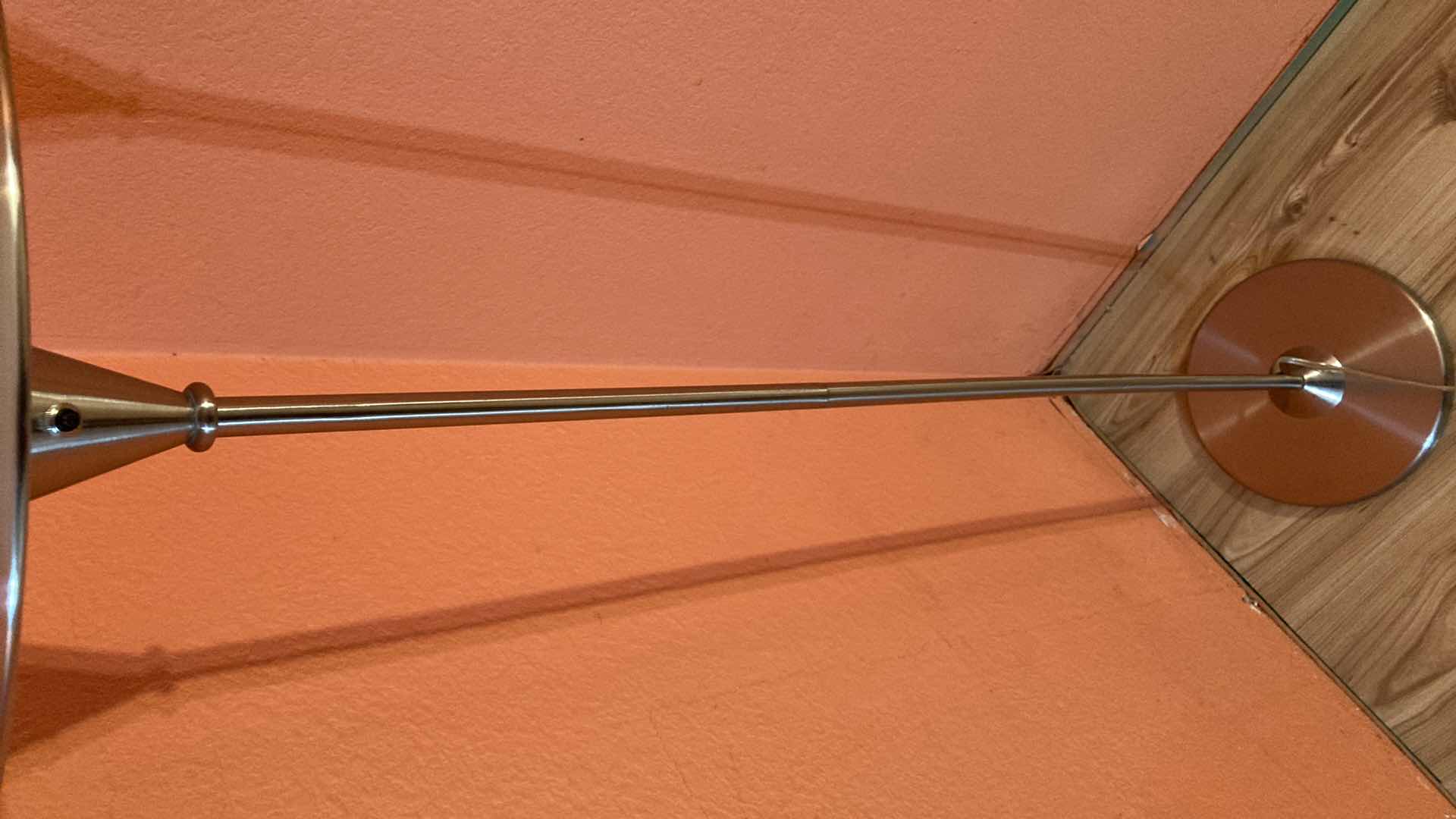 Photo 5 of STAINLESS STEEL STANDING FLOOR LAMP 13” X 53”