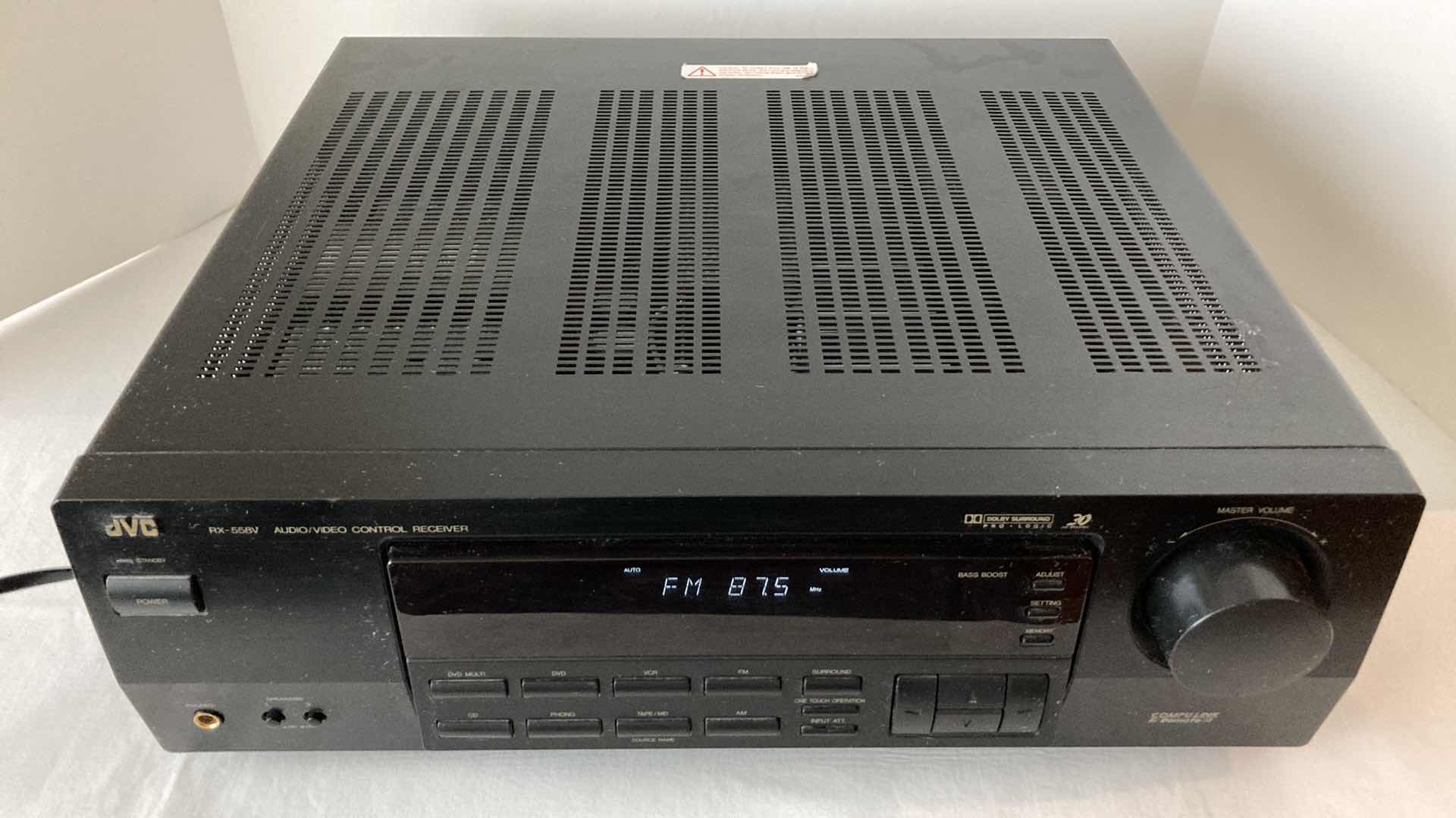 Photo 2 of JVC AUDIO VIDEO CONTROL RECEIVER MODEL RX-558VBK