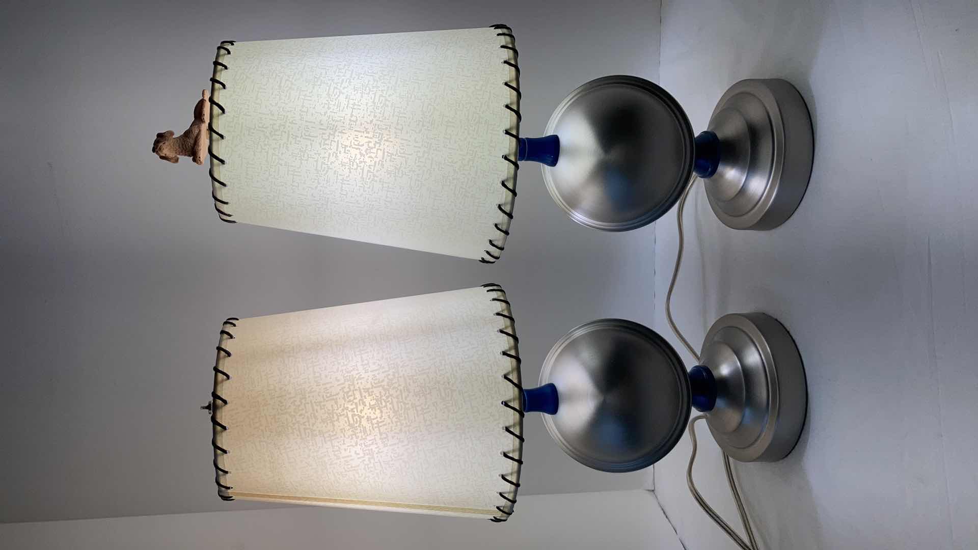 Photo 1 of THE LAND OF NOD ORBITAL TABLE LAMPS (2) 7” X 19.5”
