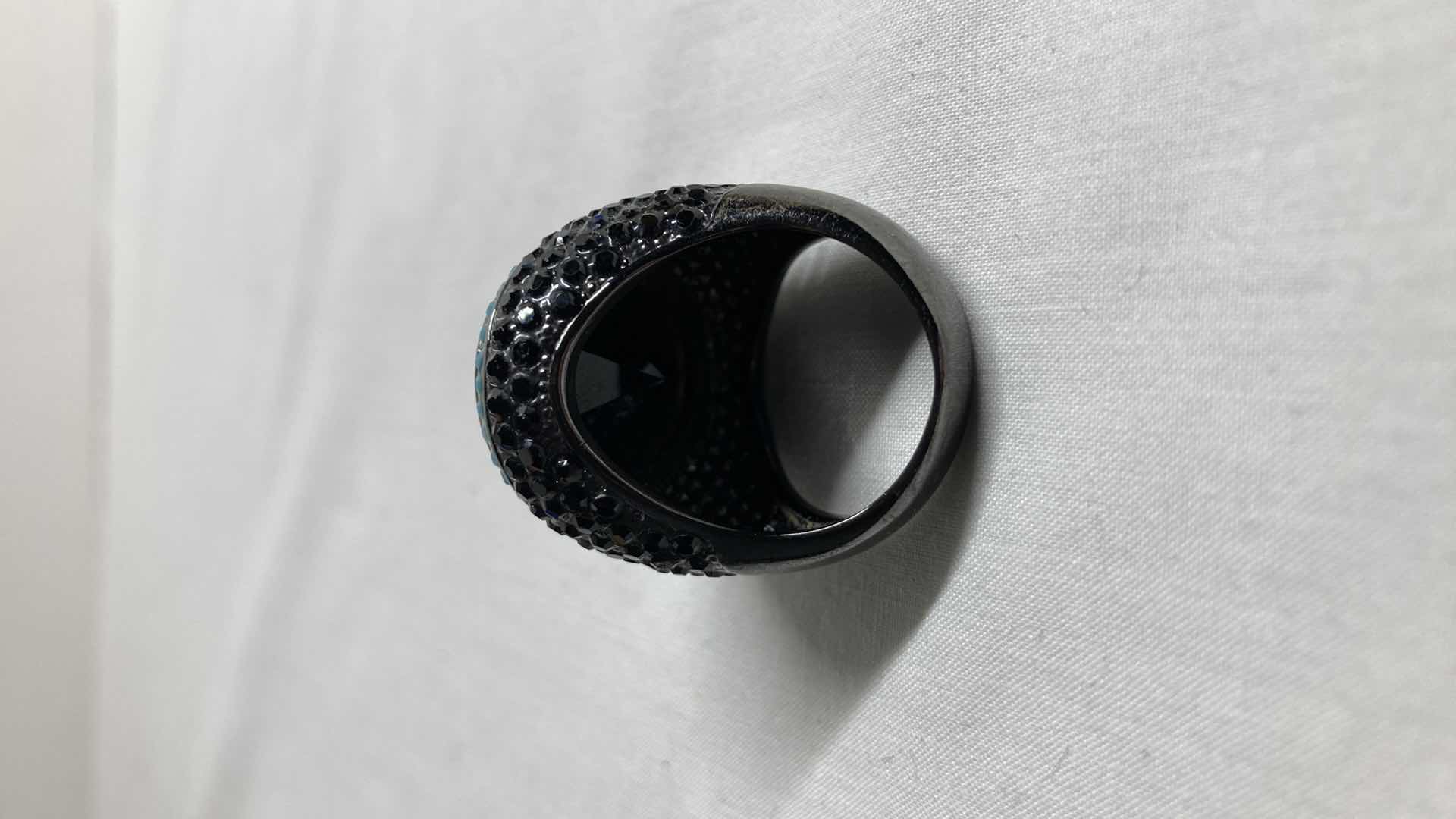 Photo 4 of ONYX & TURQUOISE RING SIZE 13/14