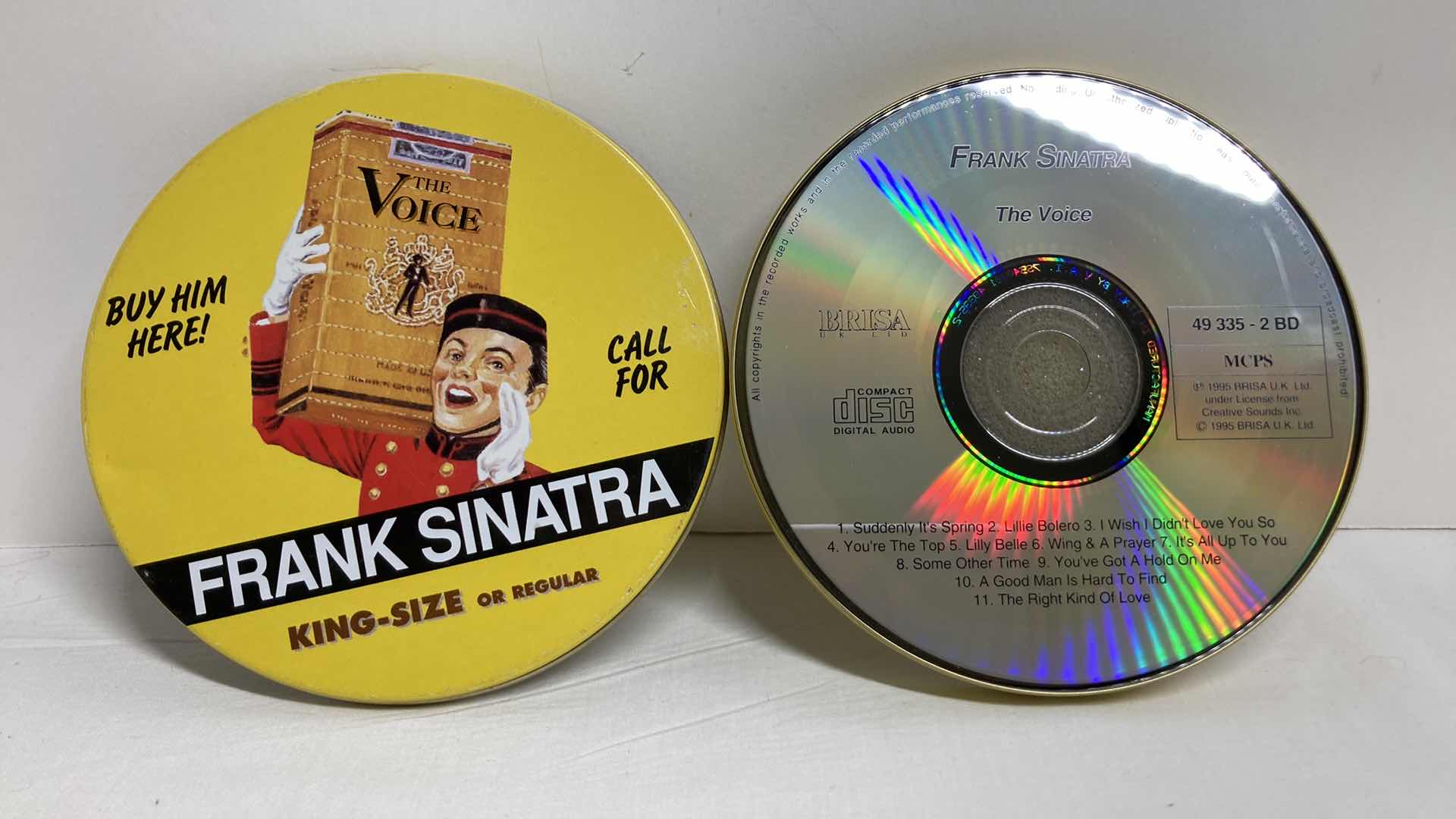 Photo 3 of FRANK SINATRA THE VOICE CD ALBUM TIN