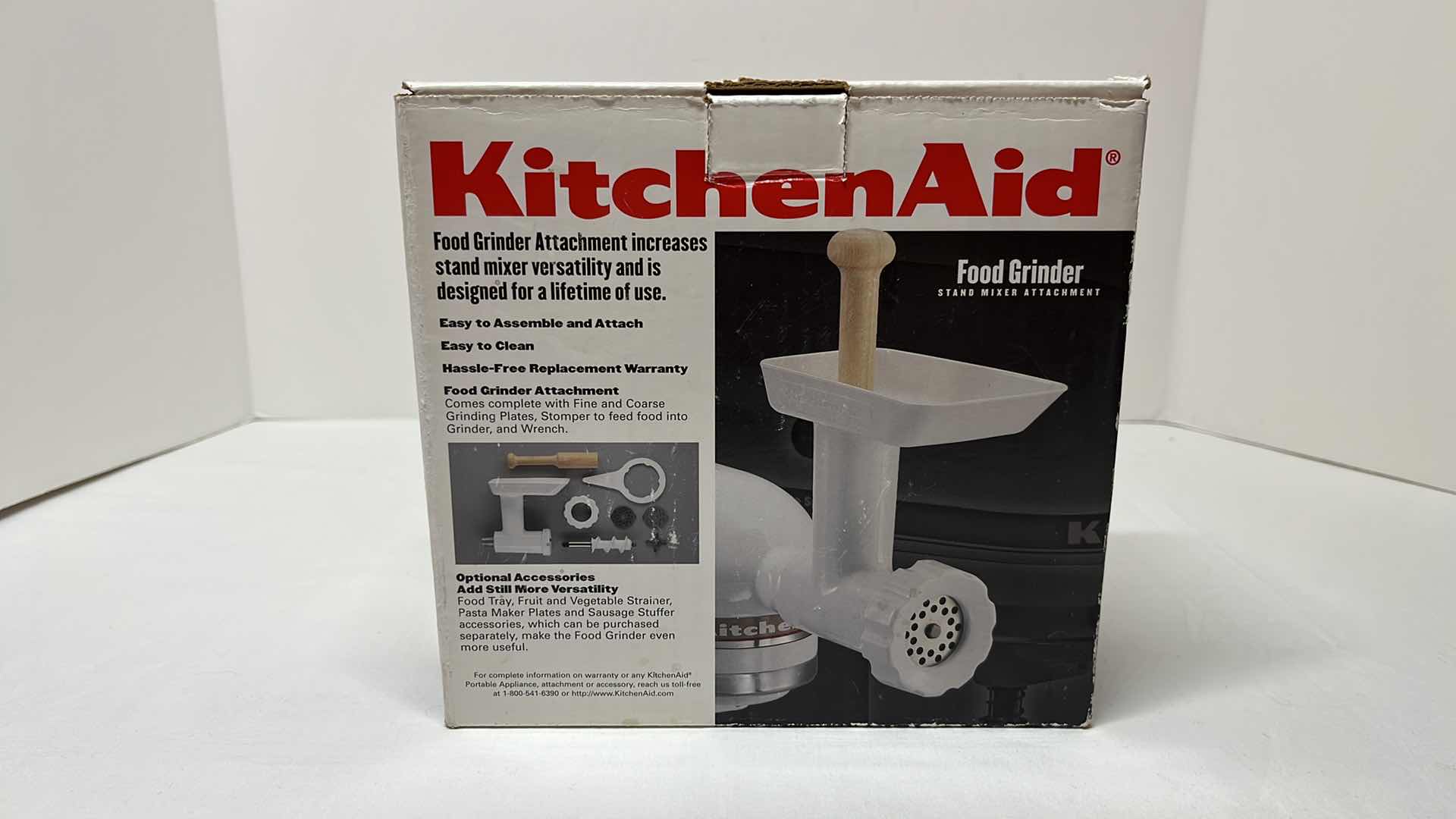 Photo 2 of KITCHENAID FOOD GRINDER STAND MIXER ATTACHMENT (MODEL FGA)