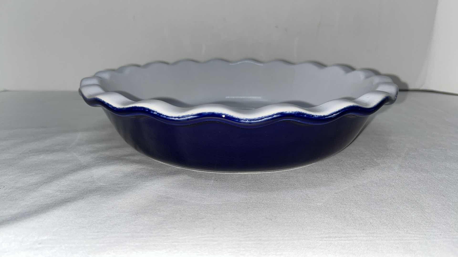 Photo 1 of EMILE HENRY 9” PIE DISH, COBALT BLUE, MADE IN FRANCE