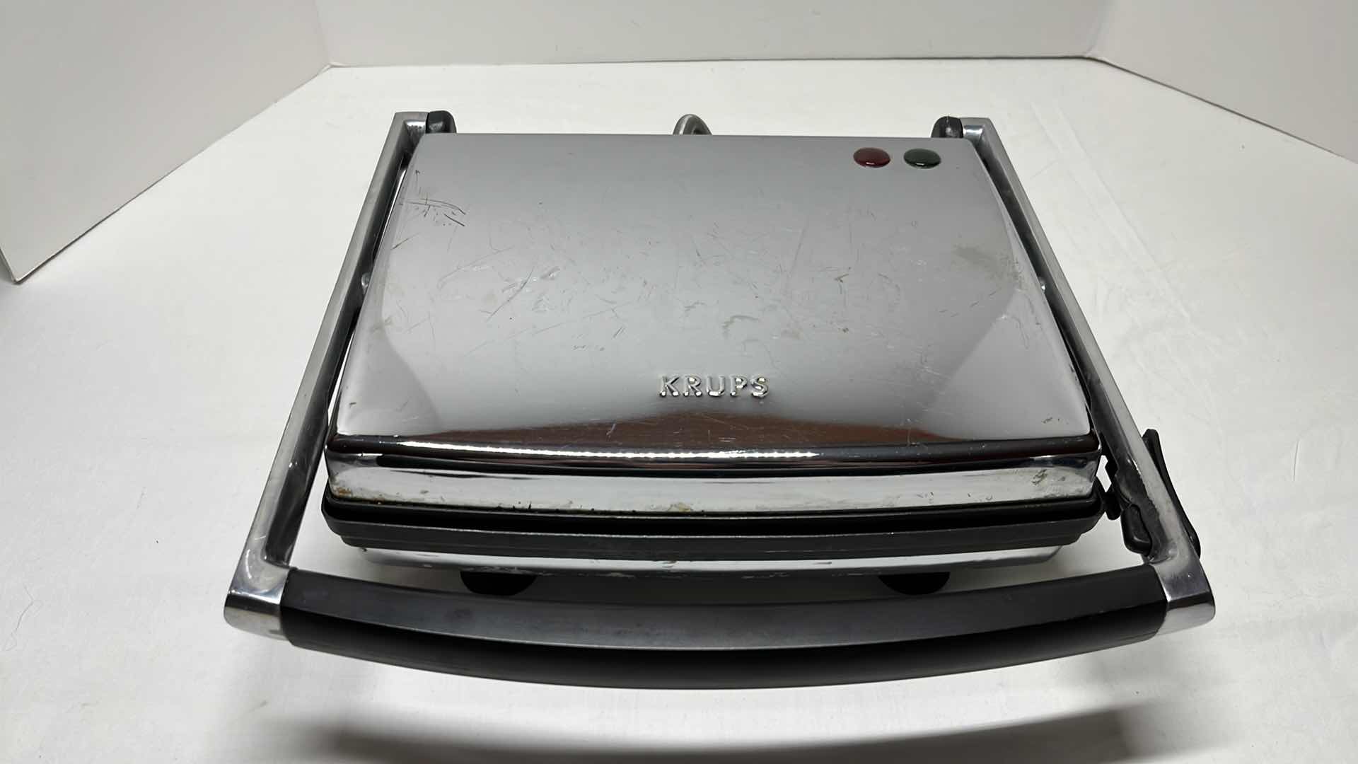 Photo 1 of KRUPS ELECTRIC STAINLESS STEEL NON-STICK UNIVERSAL GRILL/SANDWICH PANINI MAKER (MODEL FDE3)