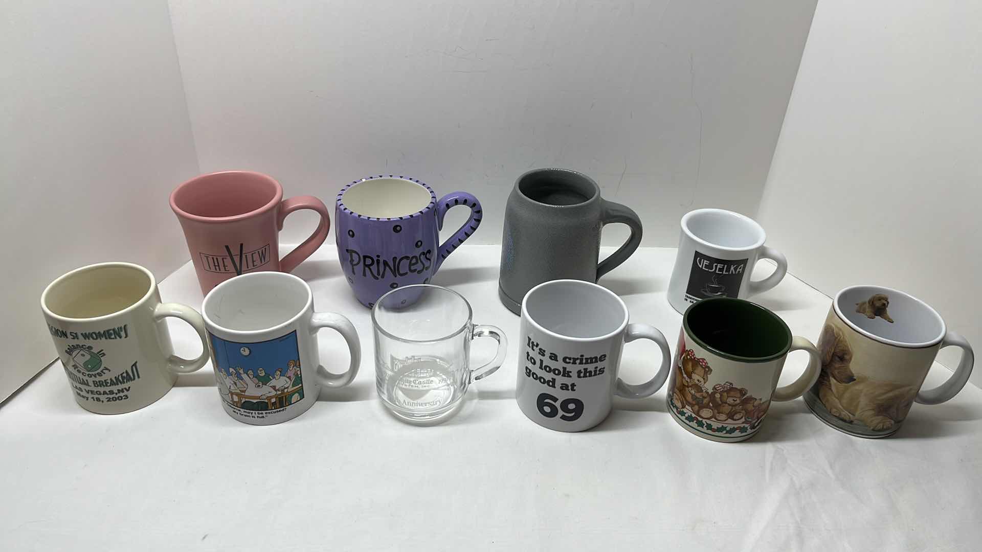 Photo 1 of 10 PCS VARIOUS COFFEE MUGS