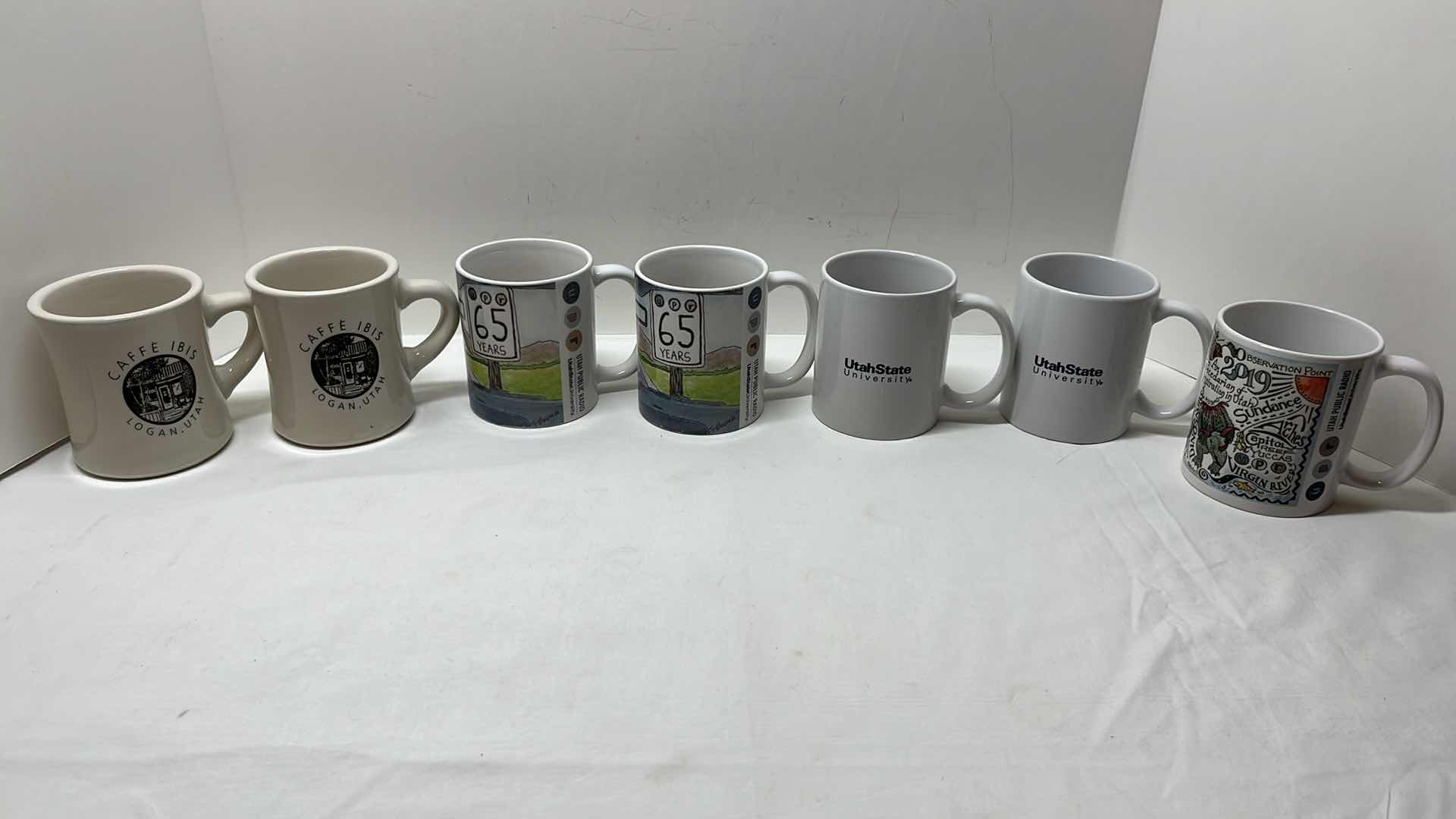 Photo 1 of 7 PCS VARIOUS UTAH COFFEE MUGS