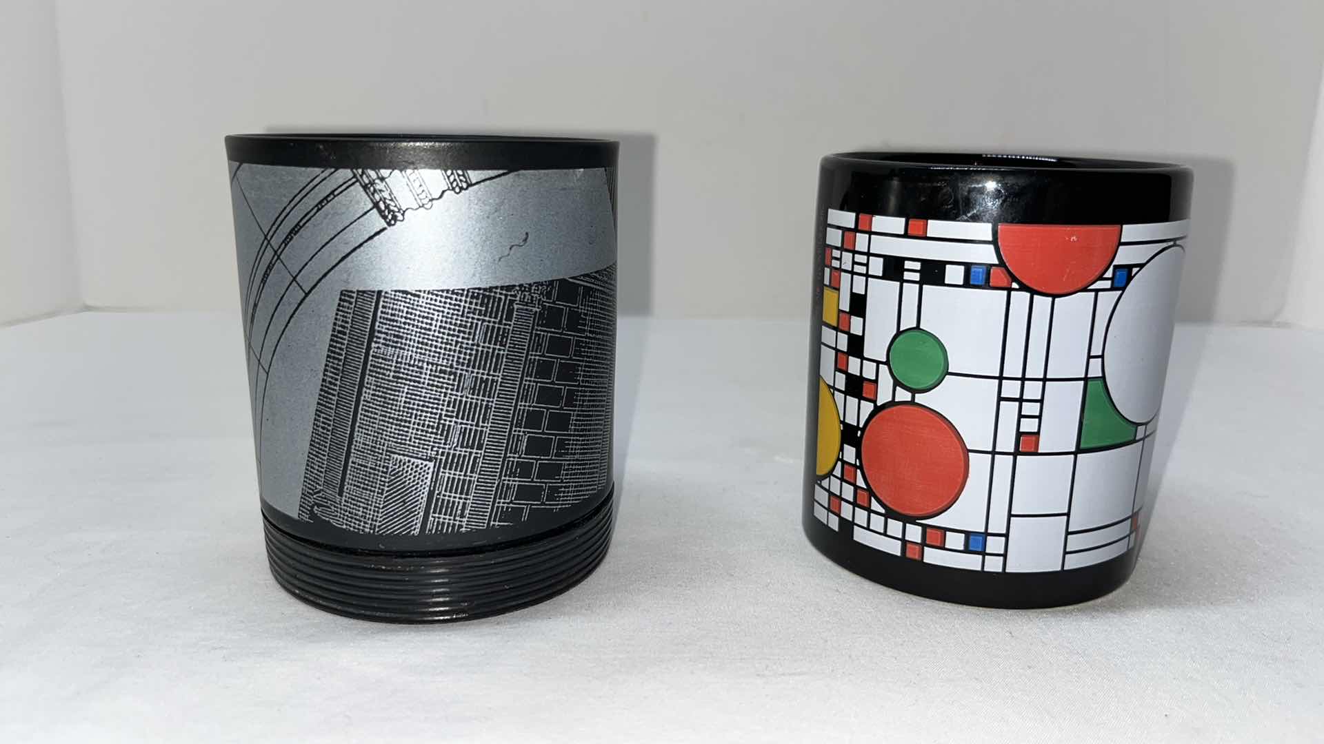 Photo 2 of 2 PC SPECIALTY COFFEE MUGS, 
ANDREA PALLADIO 16TH CENTURY ITALIAN ARCHITECT & NATIONAL CENTER FOR THE STUDY OF FRANK LLOYD WRIGHT