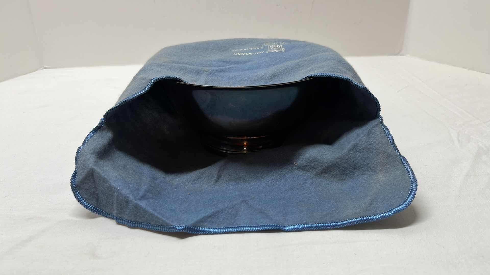 Photo 3 of A GOTHAM SILVER ORIGINAL BOWL W BAG 6.5” X 3”H (YC779)