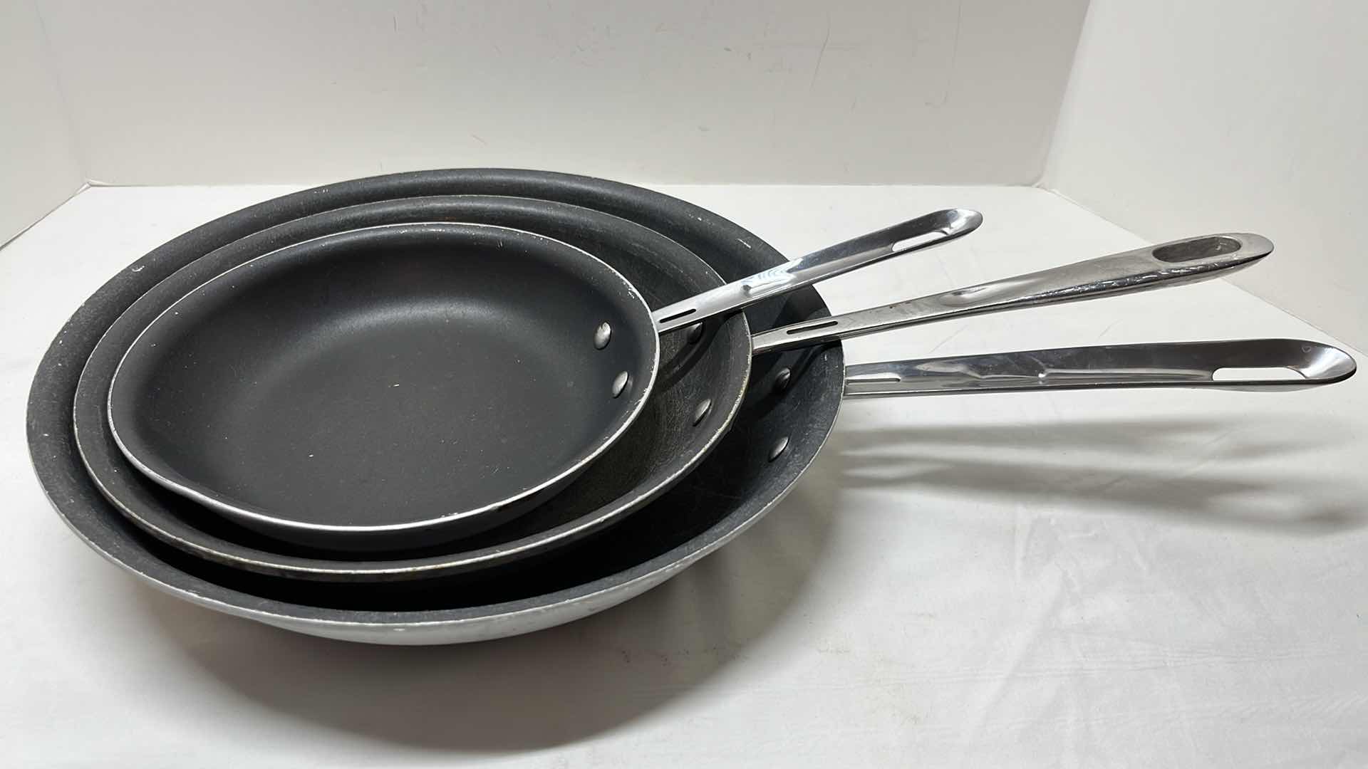 Photo 1 of EMERIL NONSTICK COOKING PANS, NO LIDS (8”, 10”, 12”)