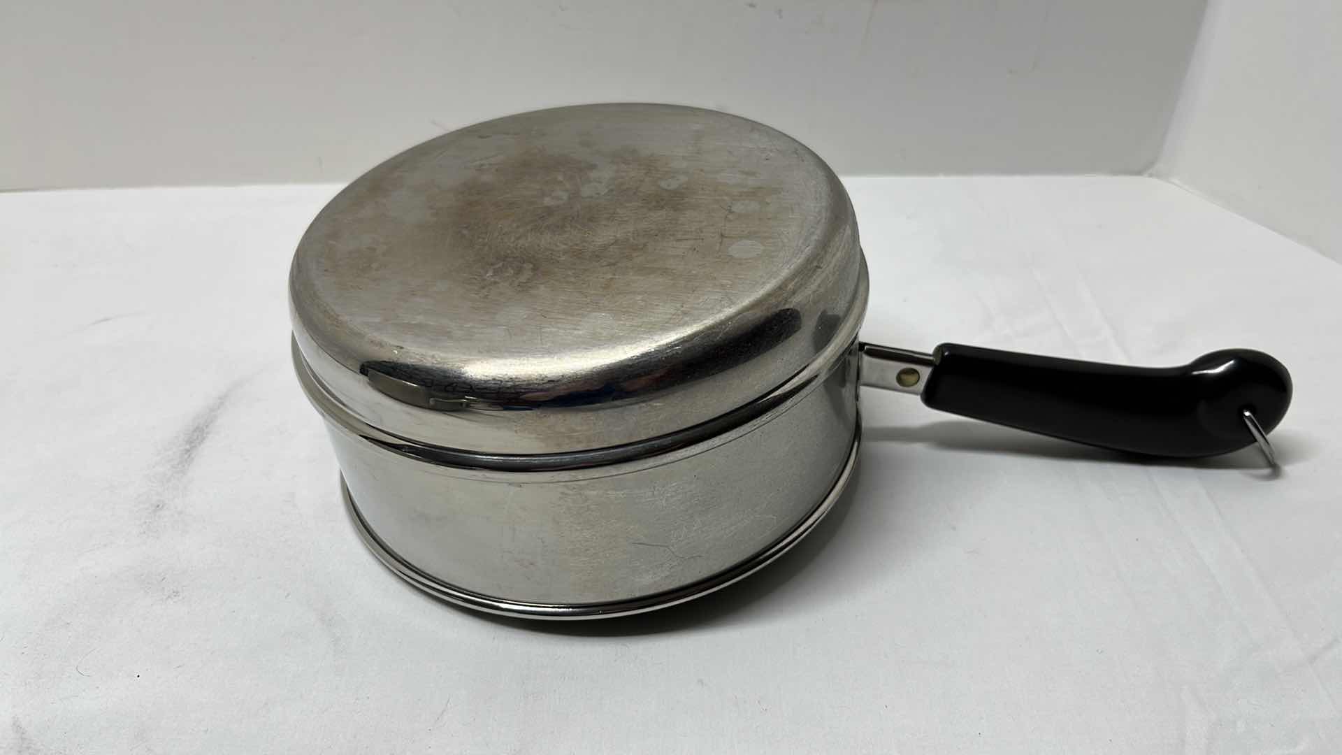 Photo 9 of REVERE 2 QT POT W LID, FISSLER 3 QT POT W LID & 2 QT POT NO LID