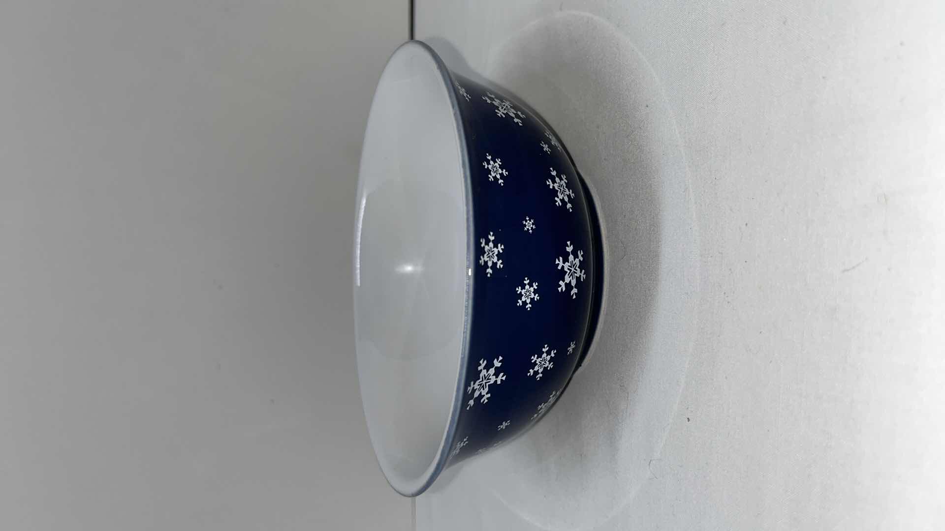 Photo 6 of WILLIAMS-SONOMA CHRISTMAS COOKIE CUTTERS (TIN W 12 SHAPES), WILLIAMS-SONOMA SNOWFLAKE COOKIE CUTTER SET (TIN W 5 CUTTERS) & PAPEL GIFTWARE SNOWFALL COBALT BLUE CERAMIC BOWL W SNOWFLAKES (5.75”)